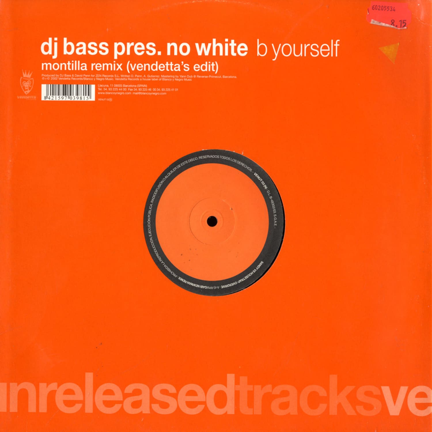 Various Artists - VENDETTAS UNRELEASED TRACKS