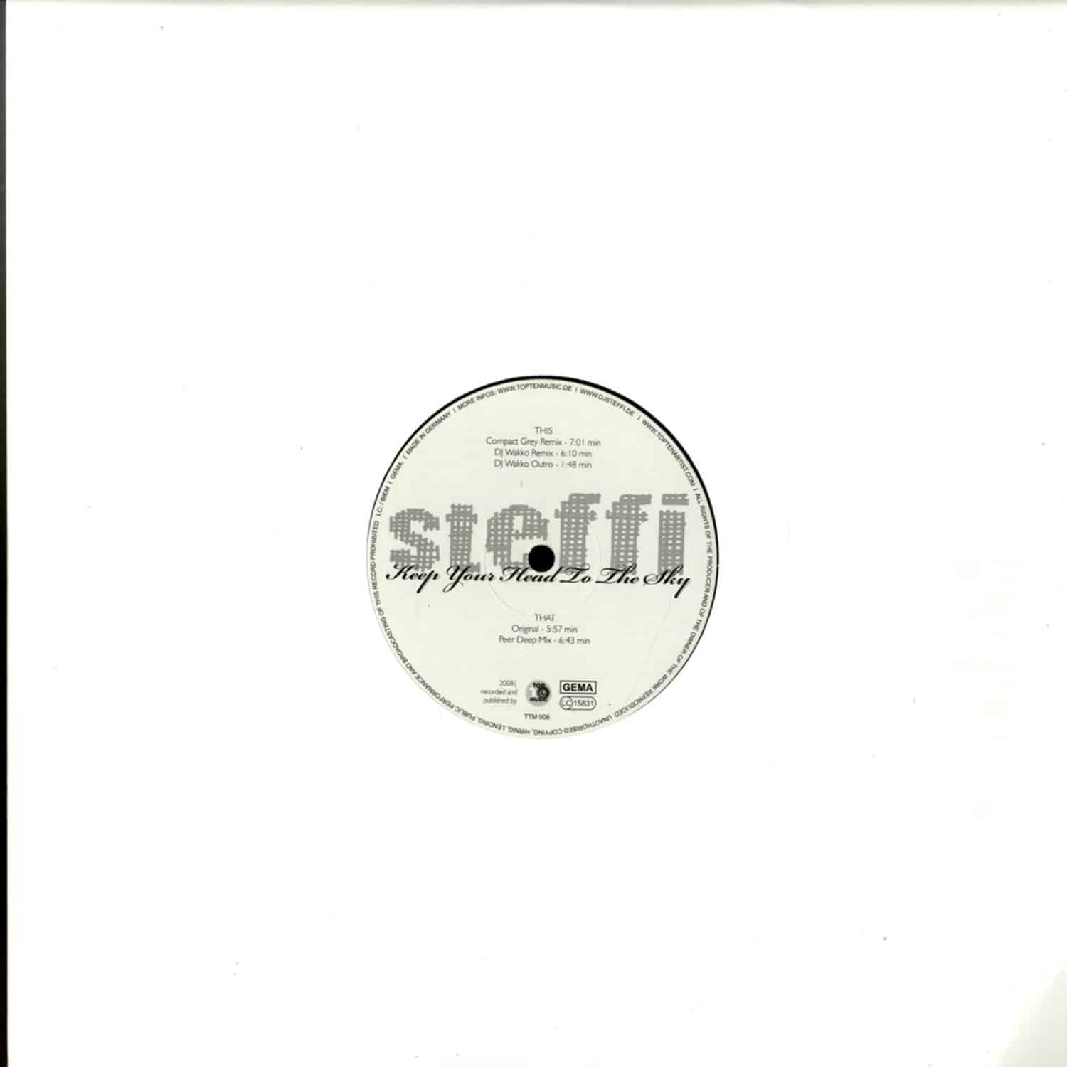 Steffi - KEEP YOUR HEAD TO THE SKY