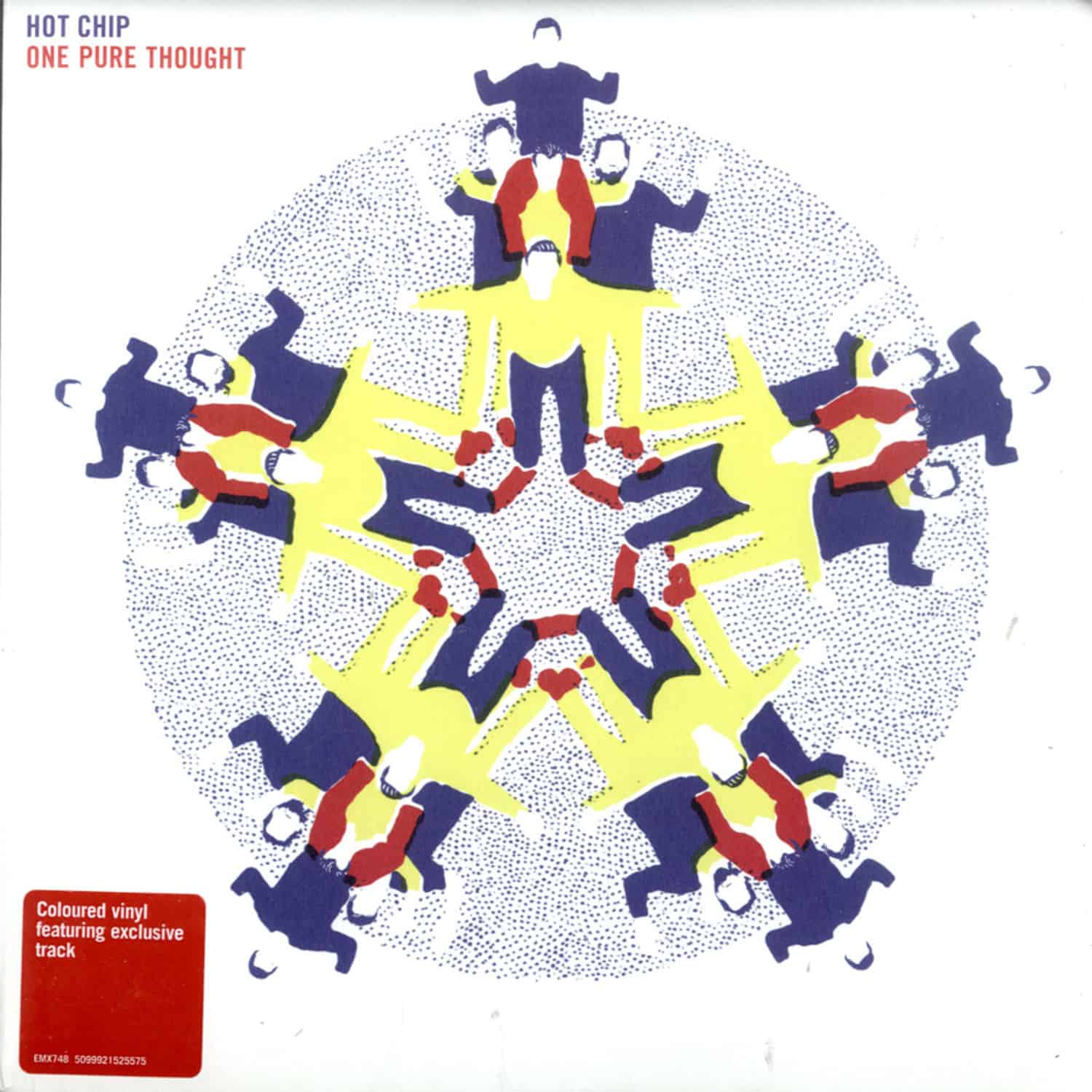 Hot Chip - ONE PURE THOUGHT - RMXS / BLUE COLOURED 7 INCH