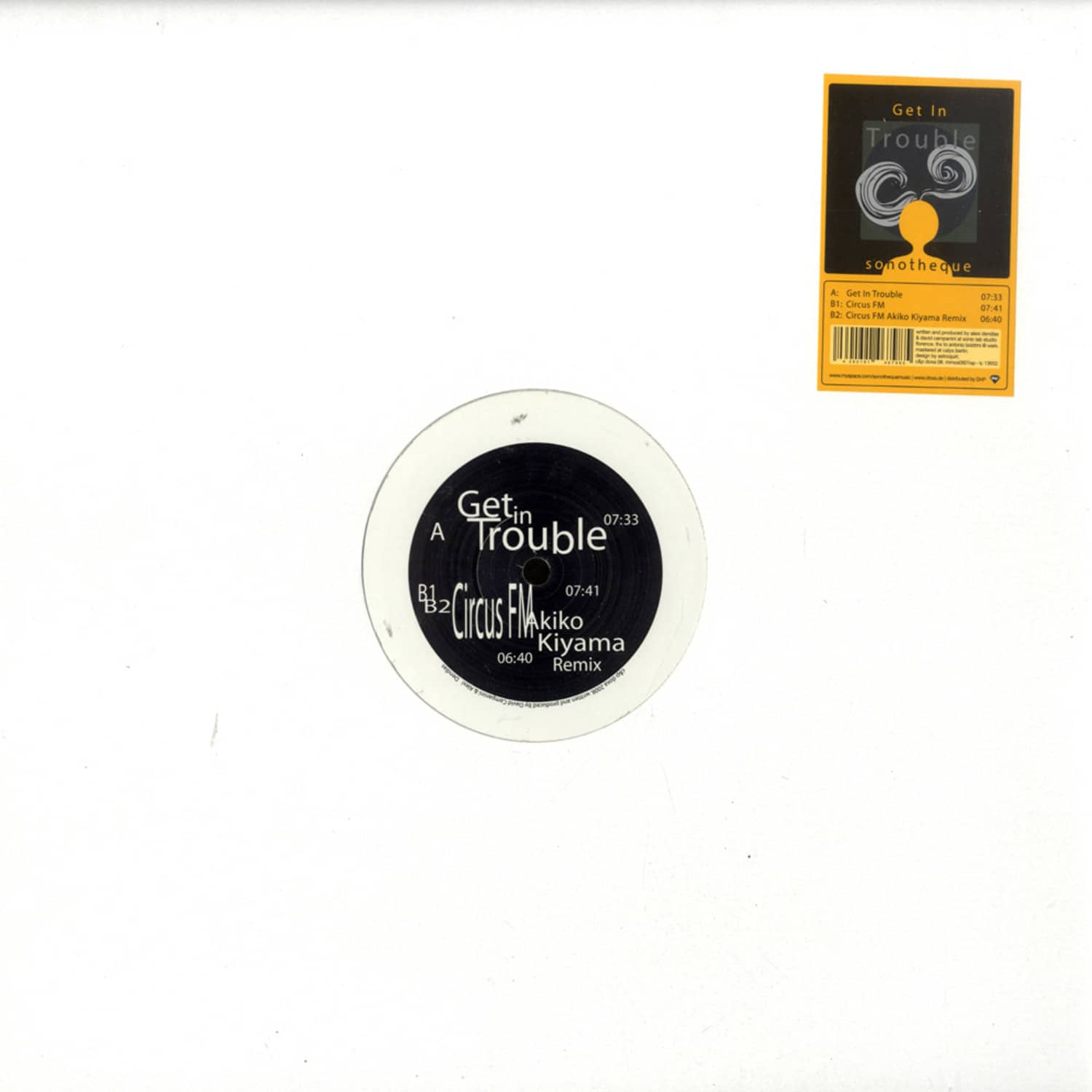 Sonotheque - GET IN TROUBLE EP