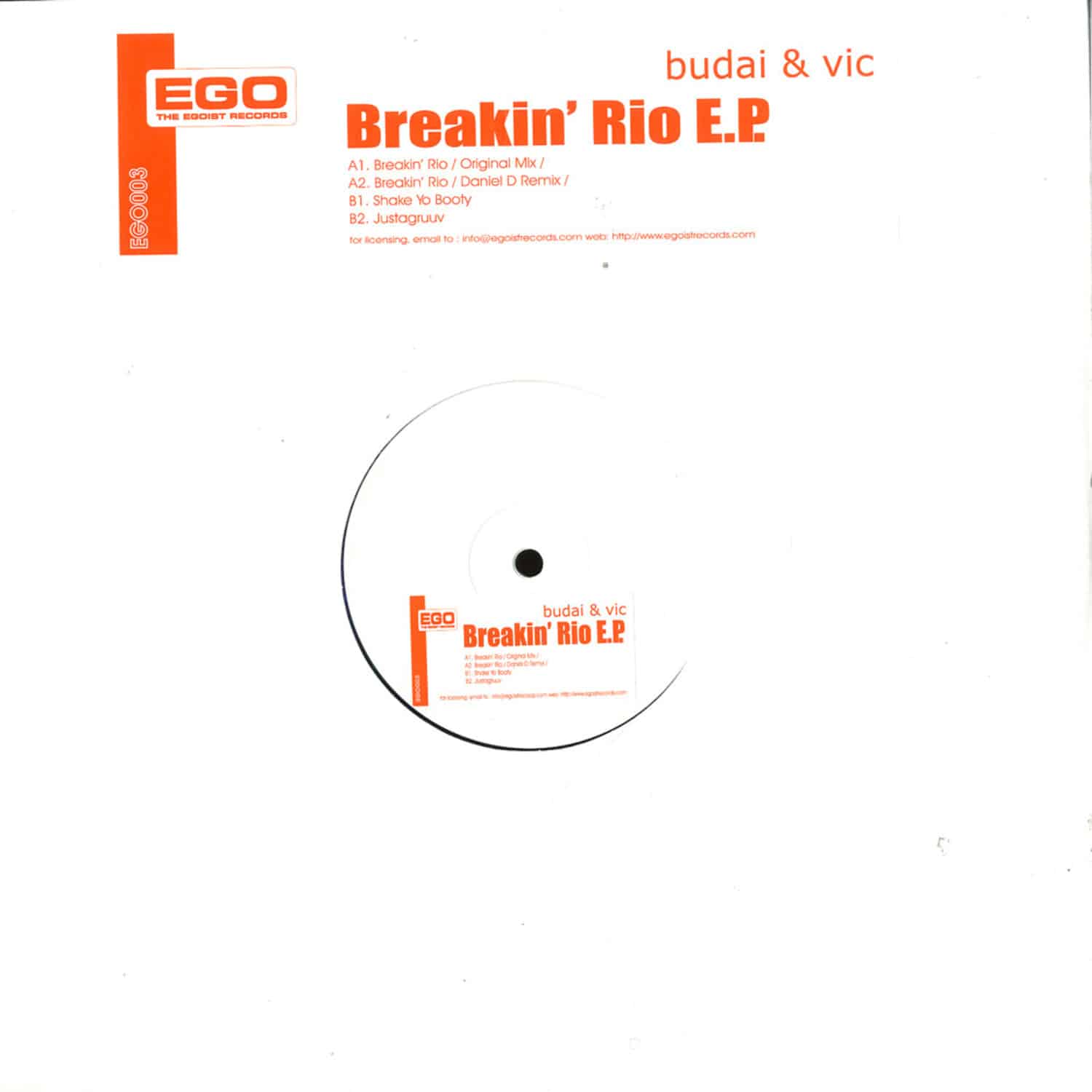 Budai & Vic - BREAKIN RIO EP