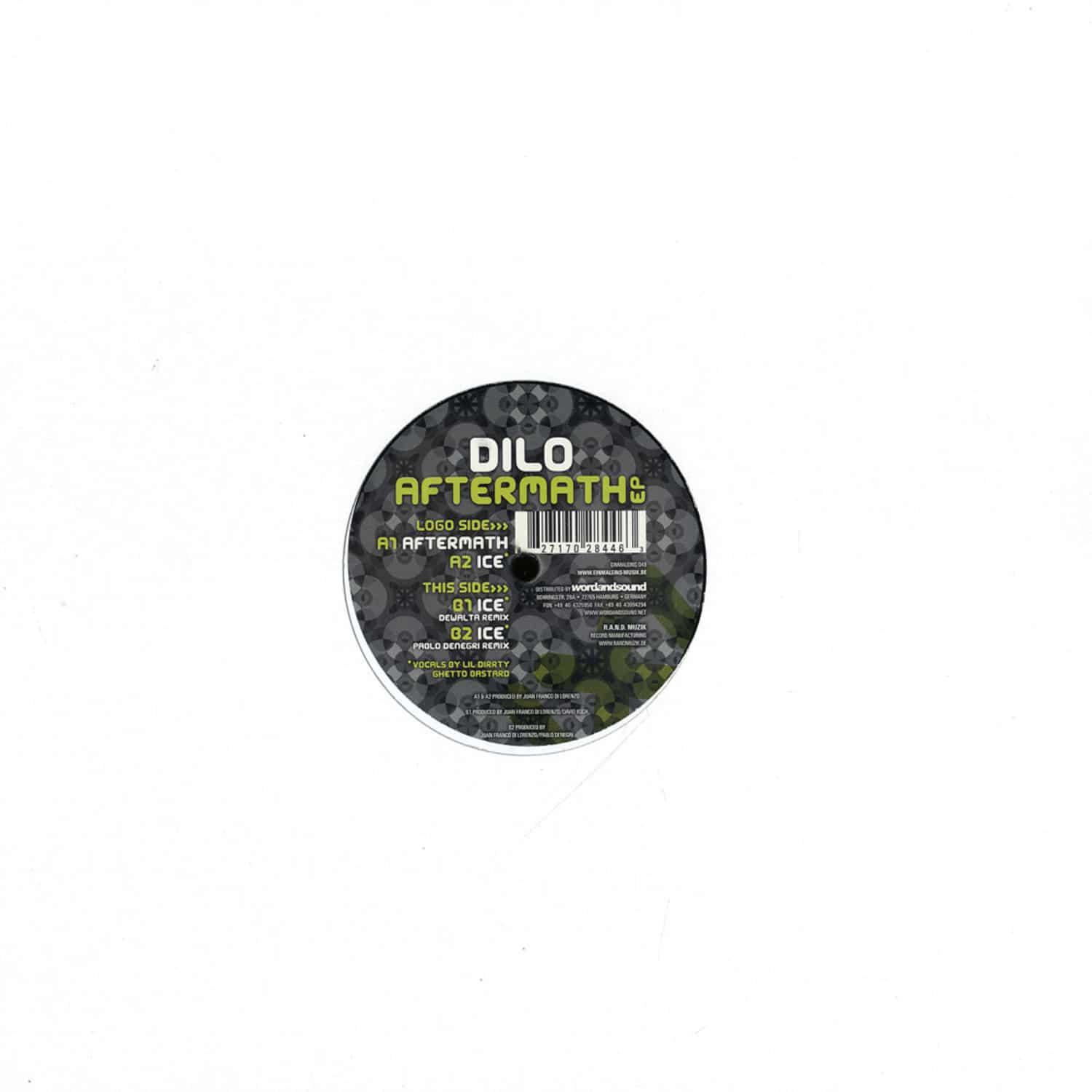 Dilo - AFTERMATH EP / INCL DEWALTA & PABLO DENEGRI RMXS
