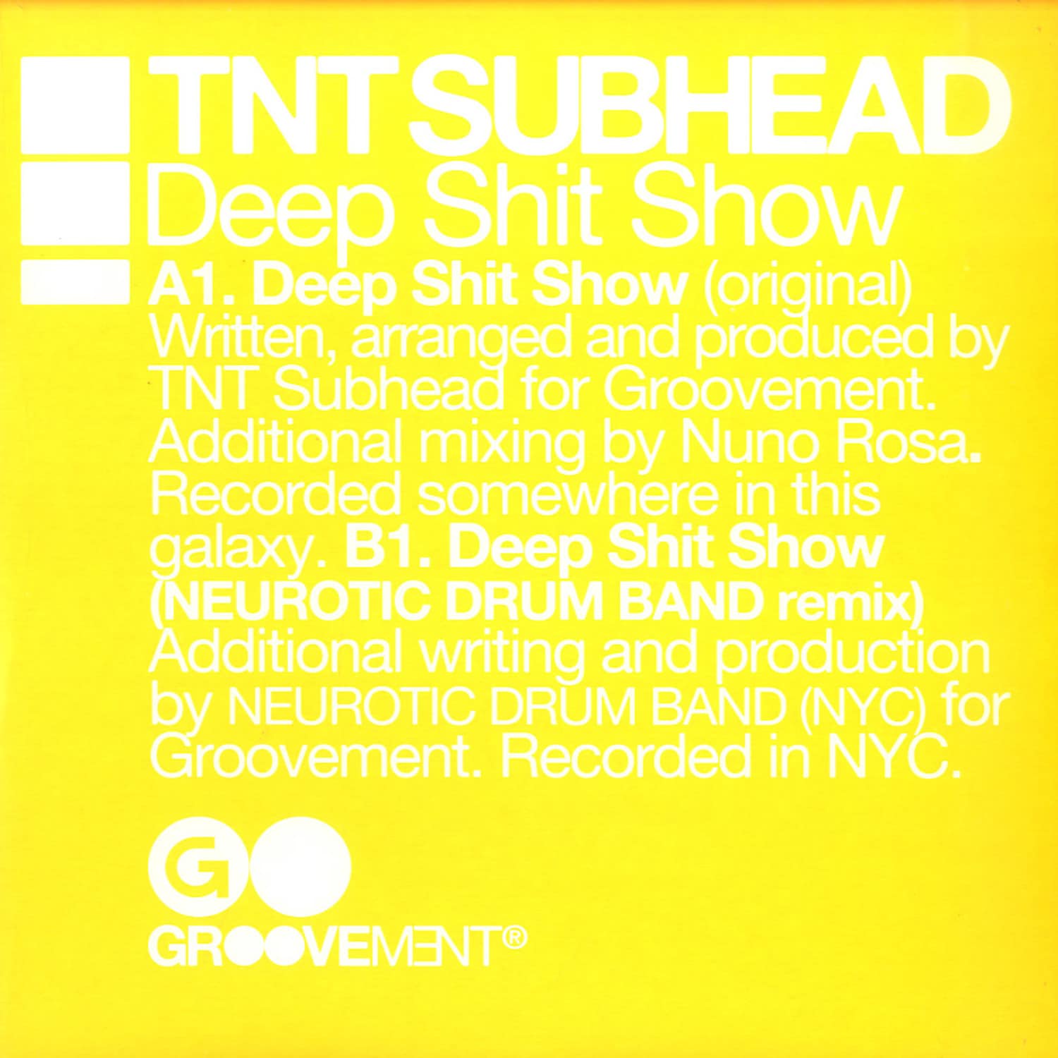 TNT Subhead - DEEP SHIT SHOW 