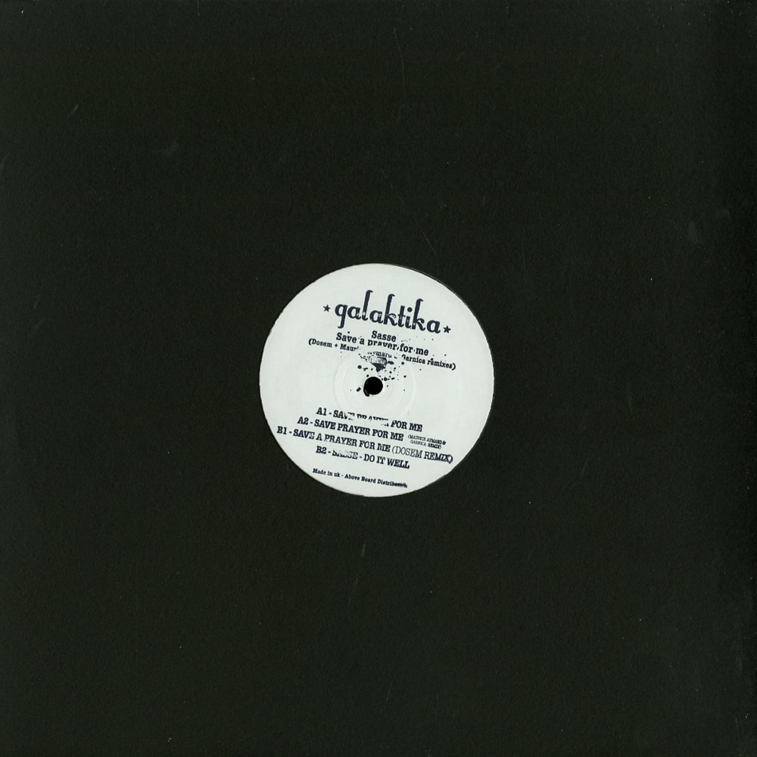 Sasse - SAVE A PRAYER FOR ME