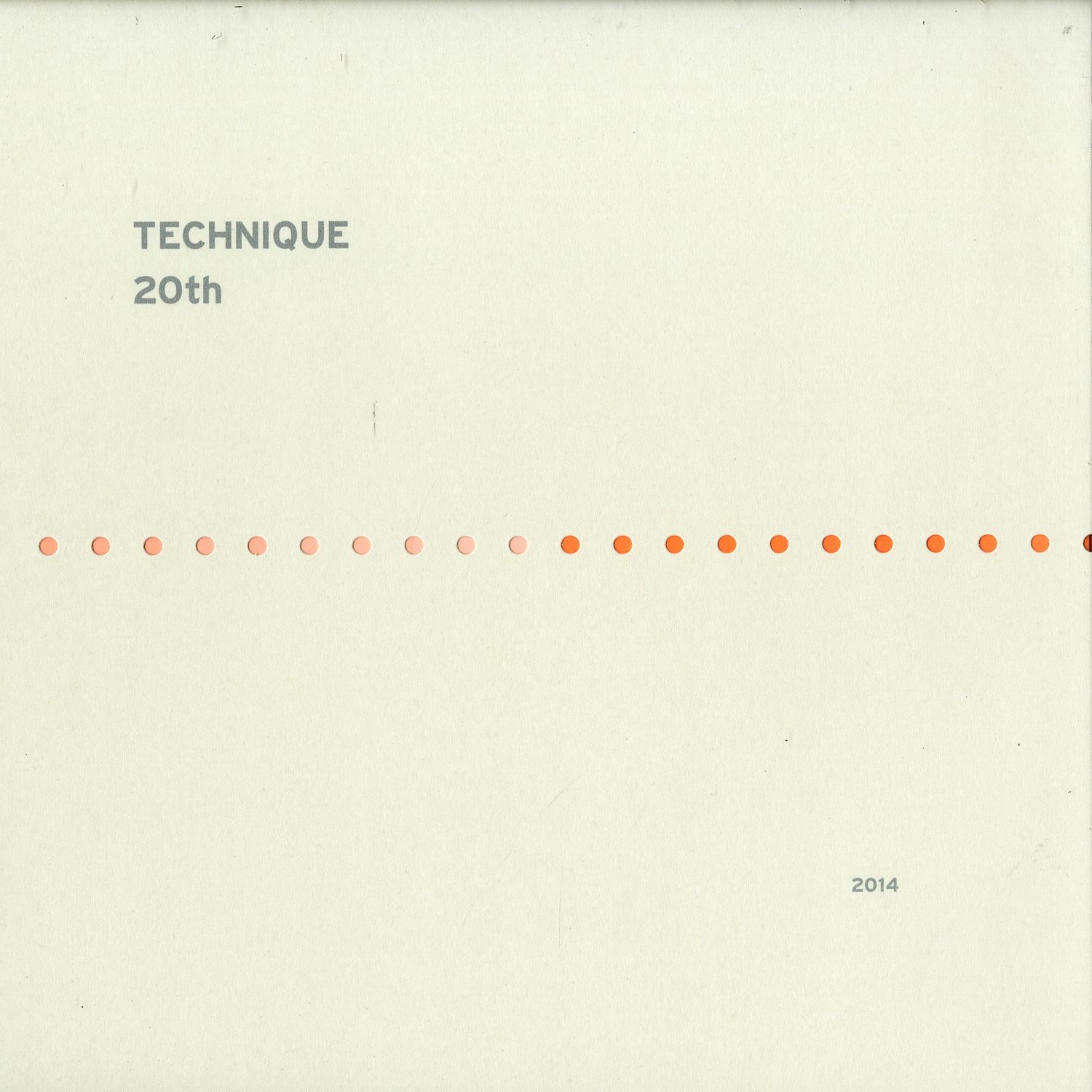 Various Artists - TECHNIQUE 20TH ANNIVERSARY 