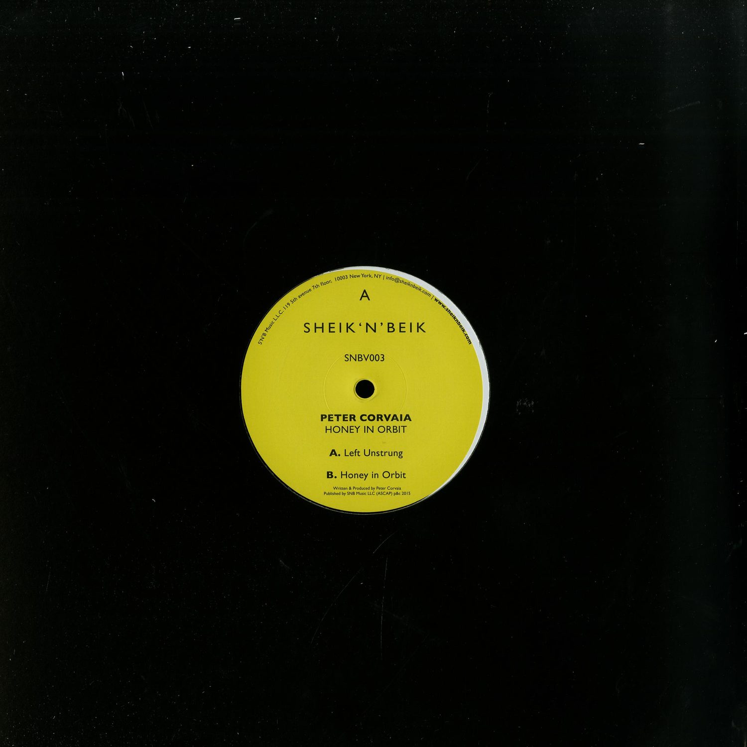 Peter Corvaia - HONEY IN ORBIT EP