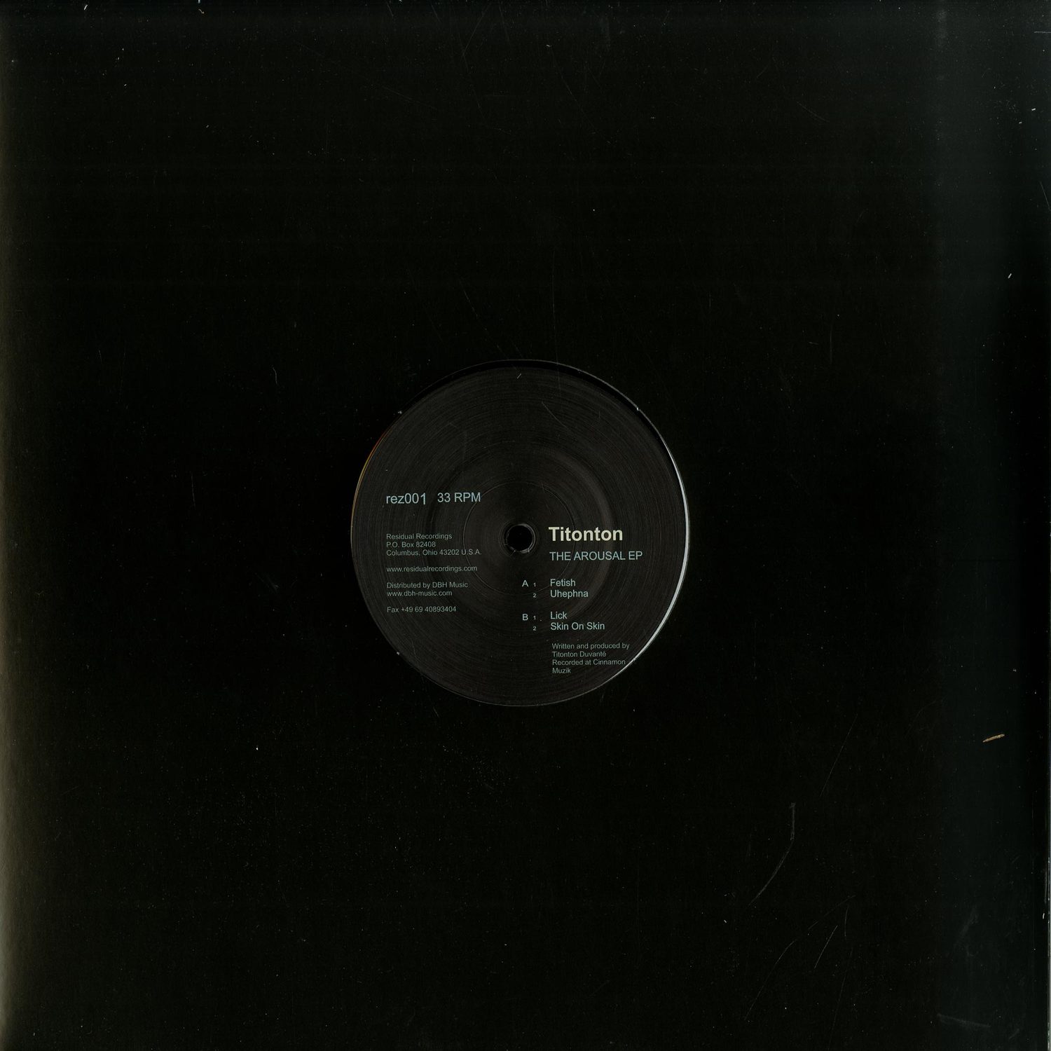 Titonton Duvante - THE AROUSAL EP