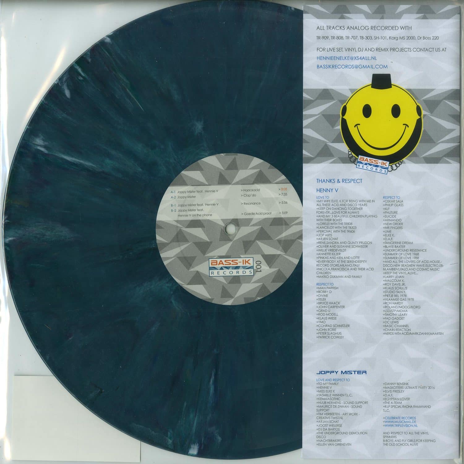 Joppy Mister & Hennie V - BASS IK 001 