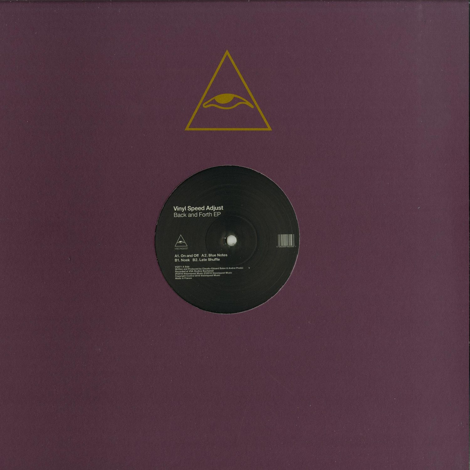 Vinyl Speed Adjust - BACK AND FORTH EP