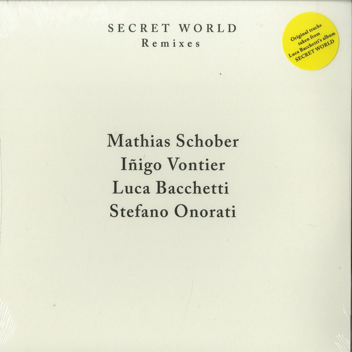 Luca Bacchetti - SECRET WORLD REMIXES