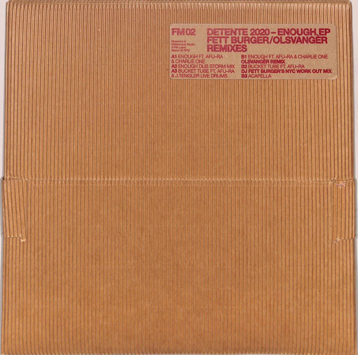 Detente 2020 - ENOUGH 