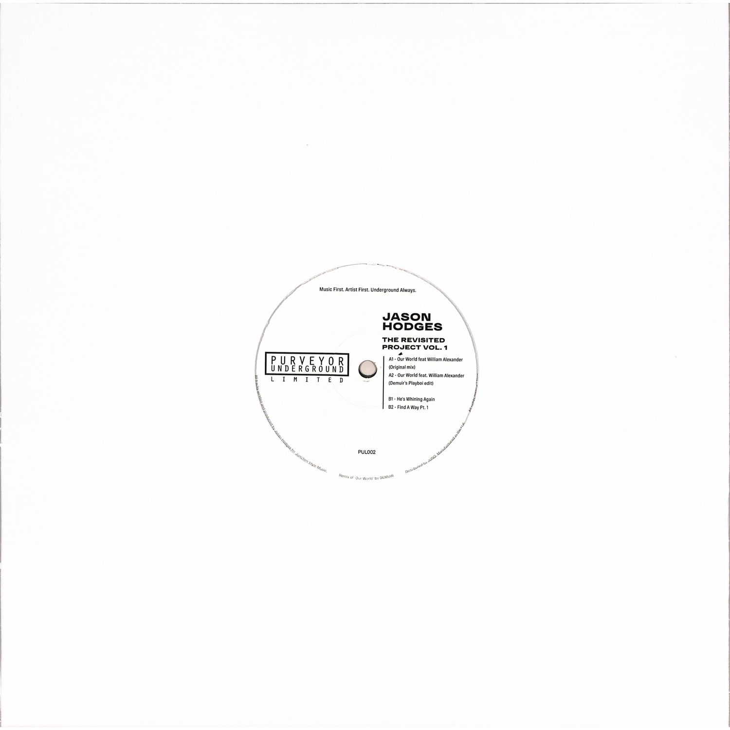 Jason Hodges - THE REVISITED PROJECT VOL 1 