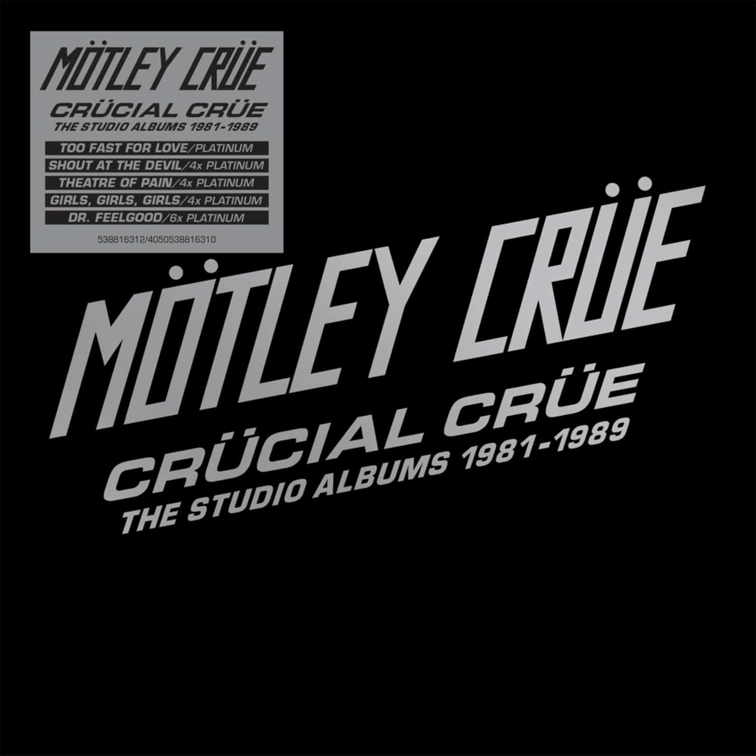 Mtley Cre - CRCIAL CRE-THE STUDIO ALBUMS 1981-1989 