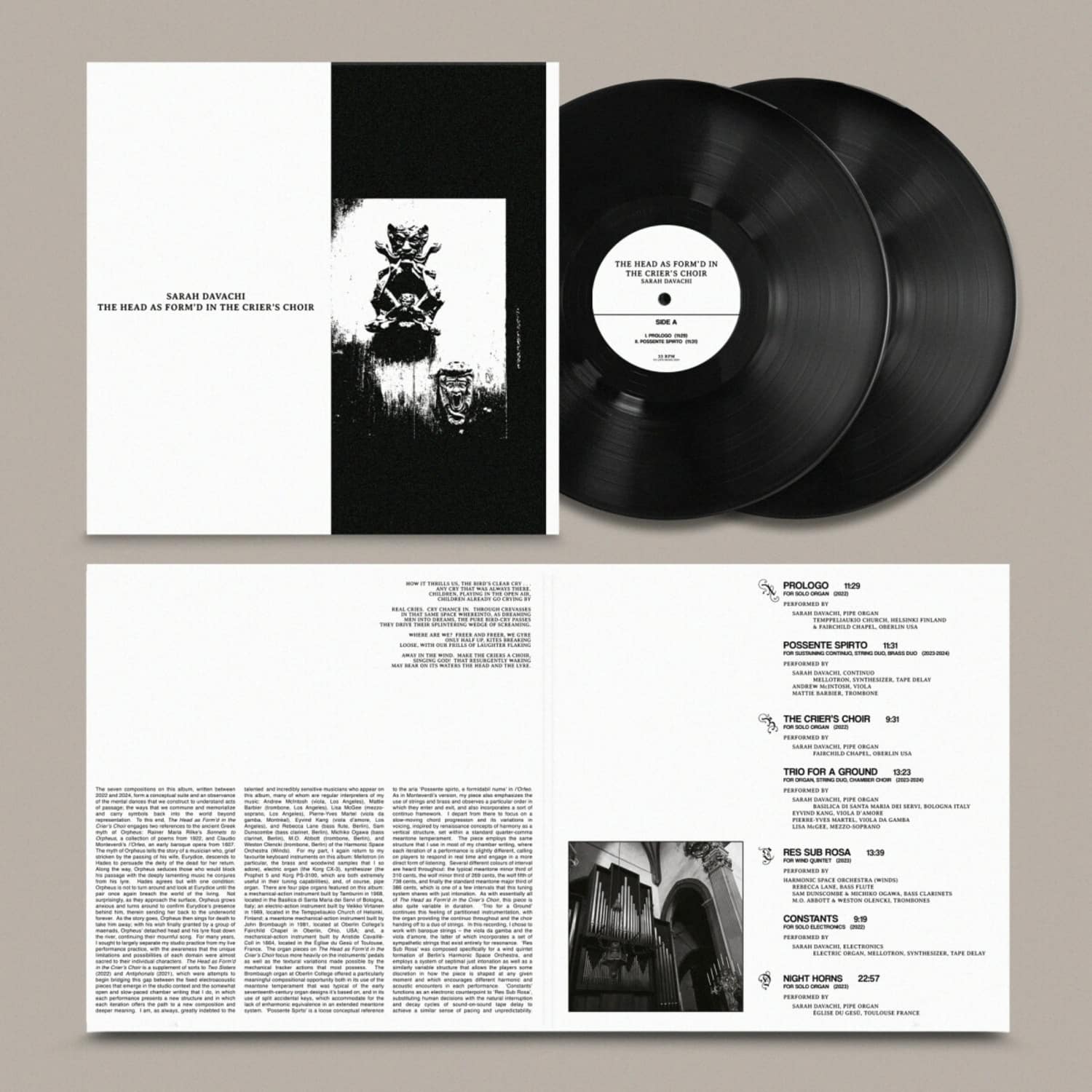 Sarah Davachi - THE HEAD AS FORM D IN THE CRIER S CHOIR 