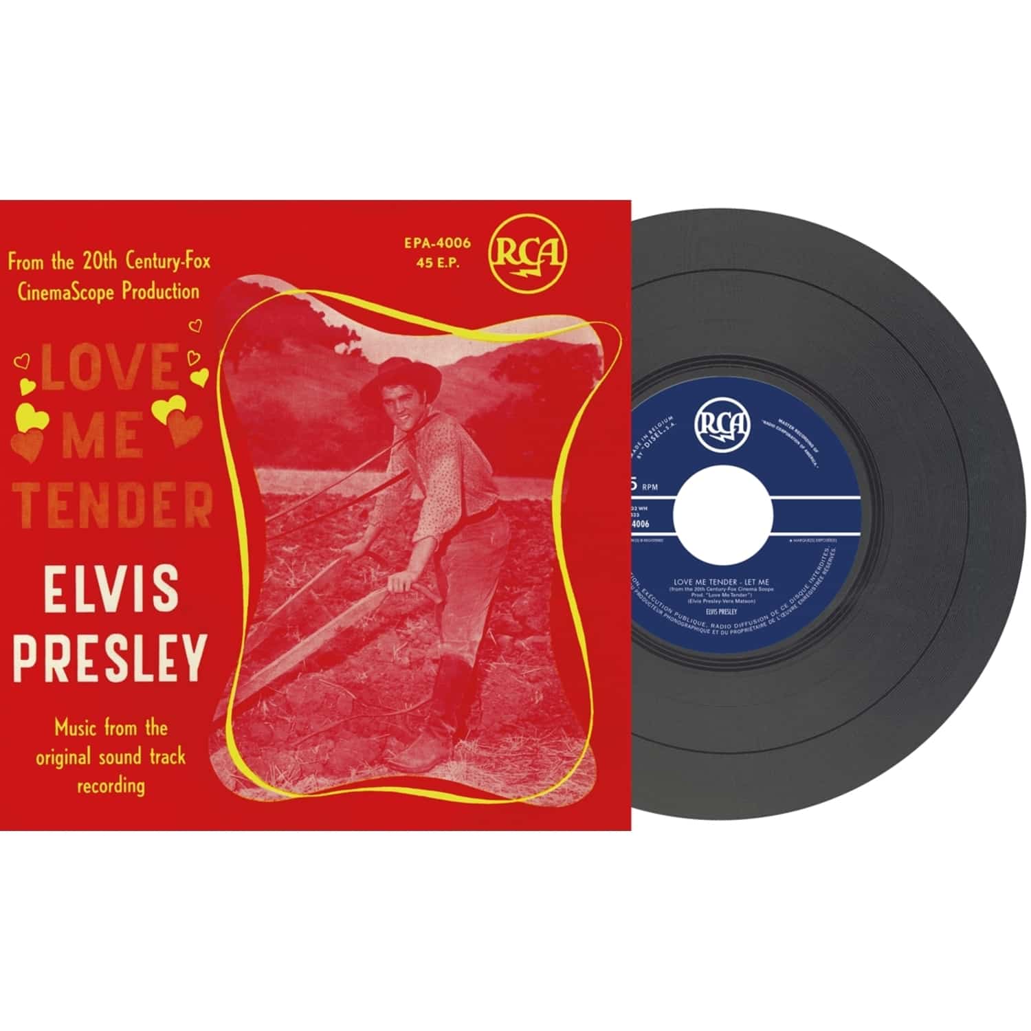 Elvis Presley - EP ETRANGER N14 - LOVE ME TENDER 
