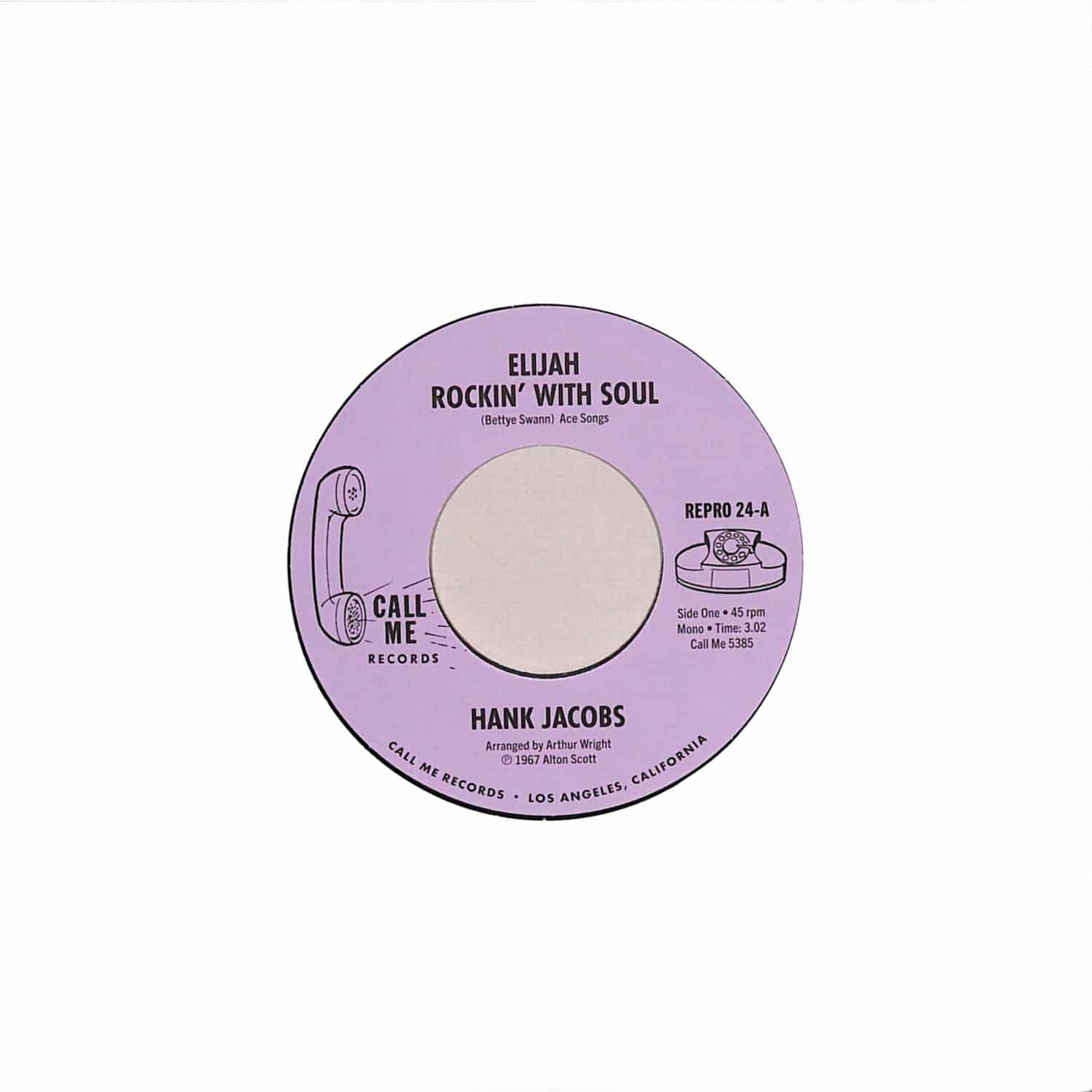 Hank Jacobs - ELIJAH ROCKIN WITH SOUL 