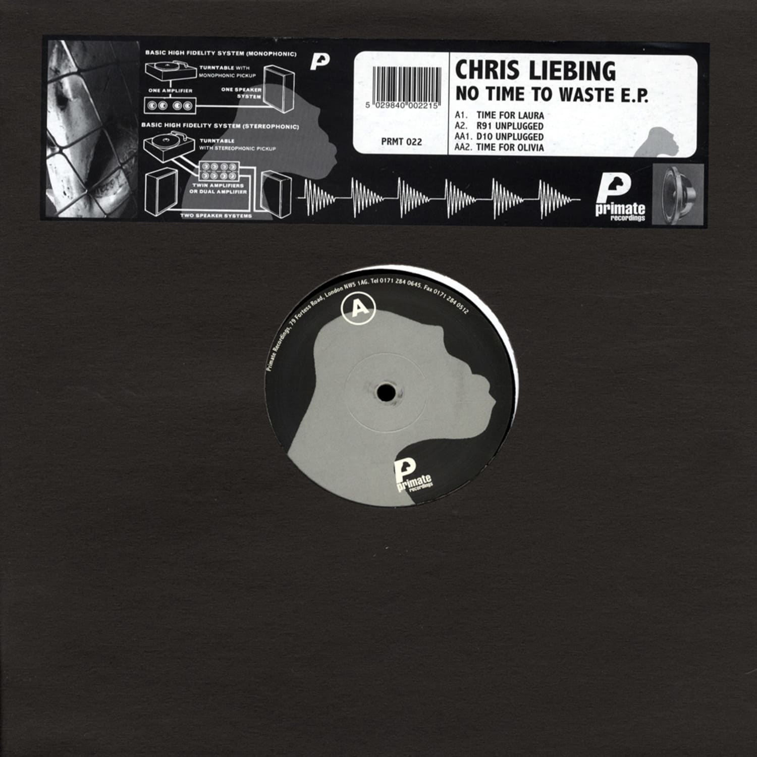Chris Liebing - NO TIME TO WASTE EP