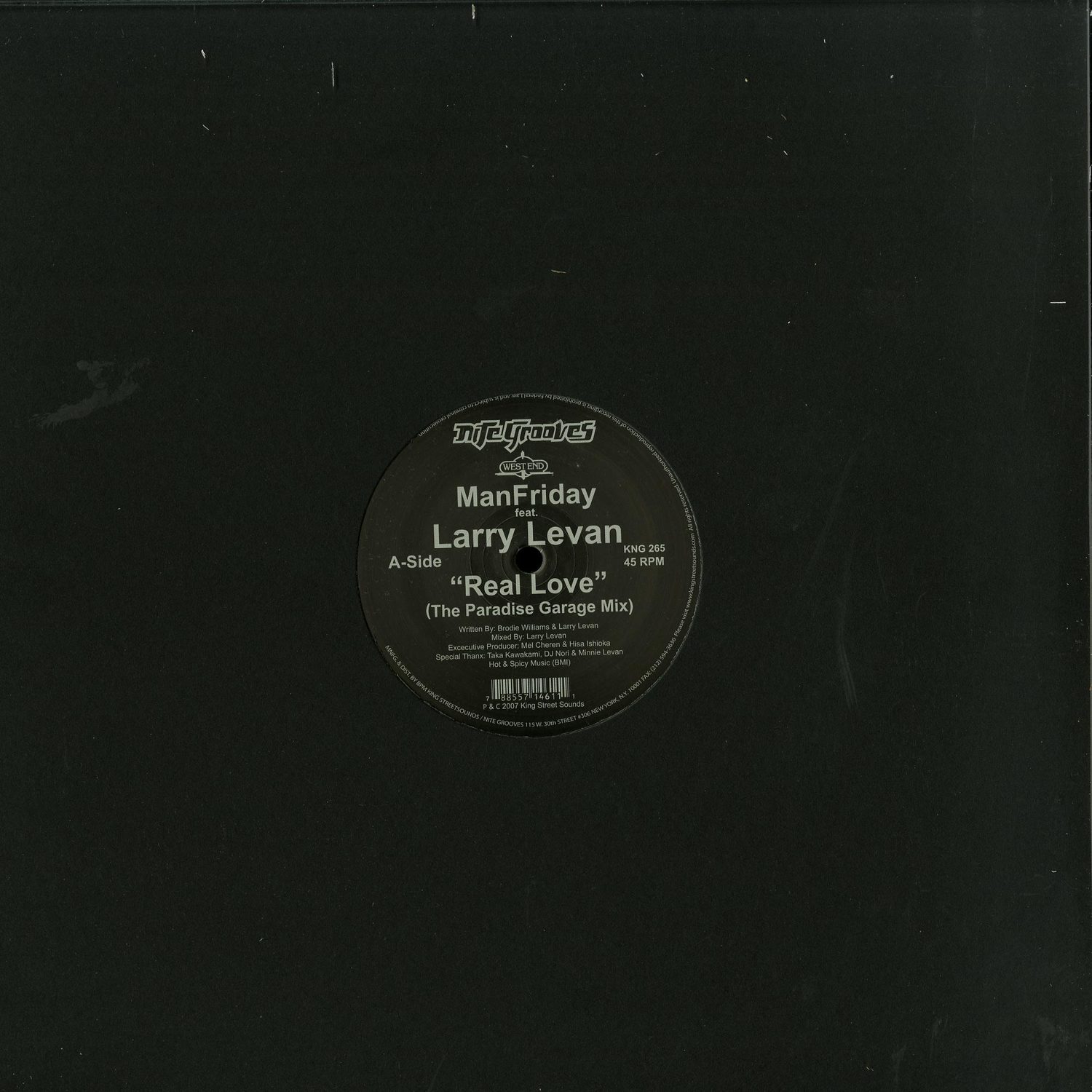 Man Friday feat. Larry Levan - REAL LOVE
