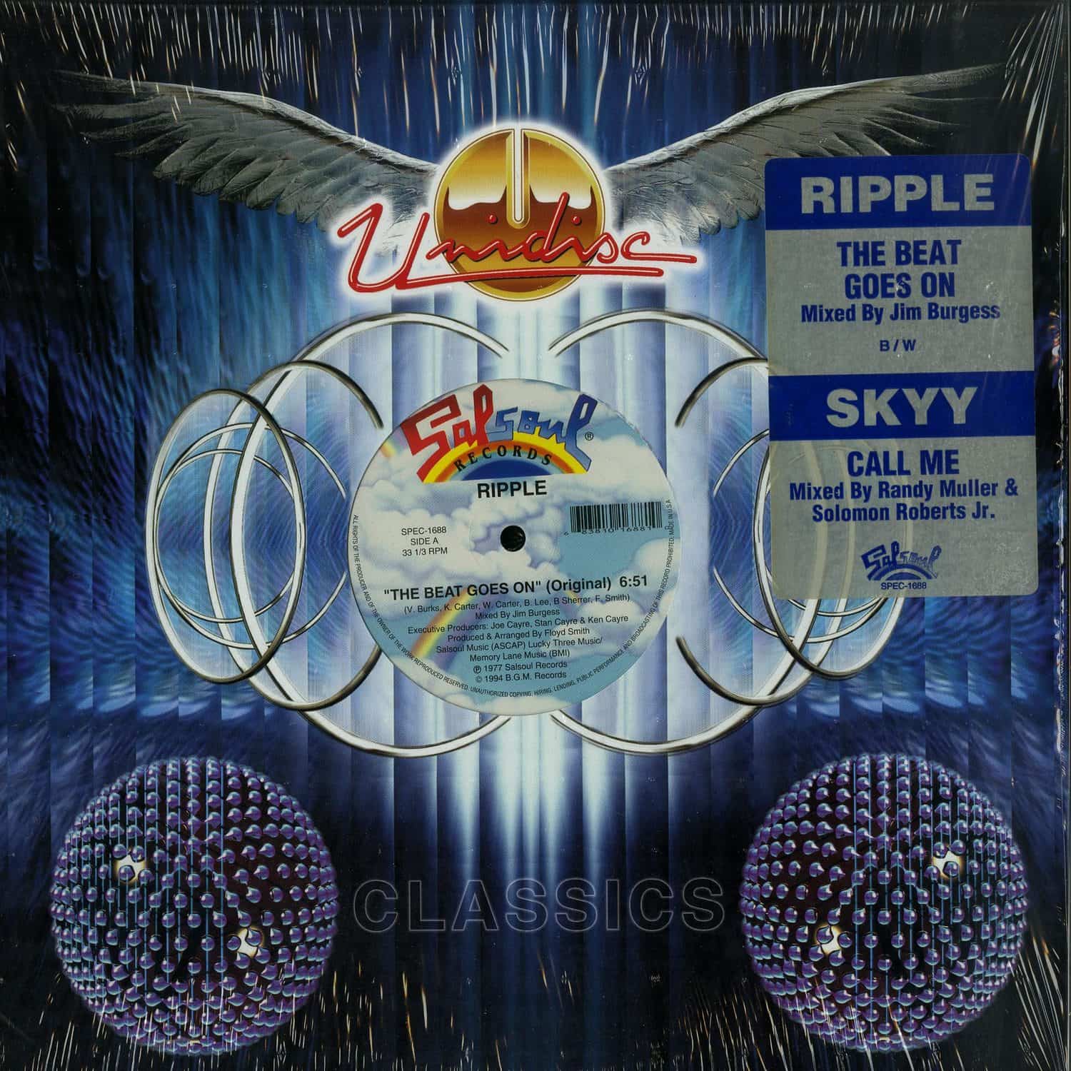 Ripple / Skyy - THE BEAT GOES ON / CALL ME