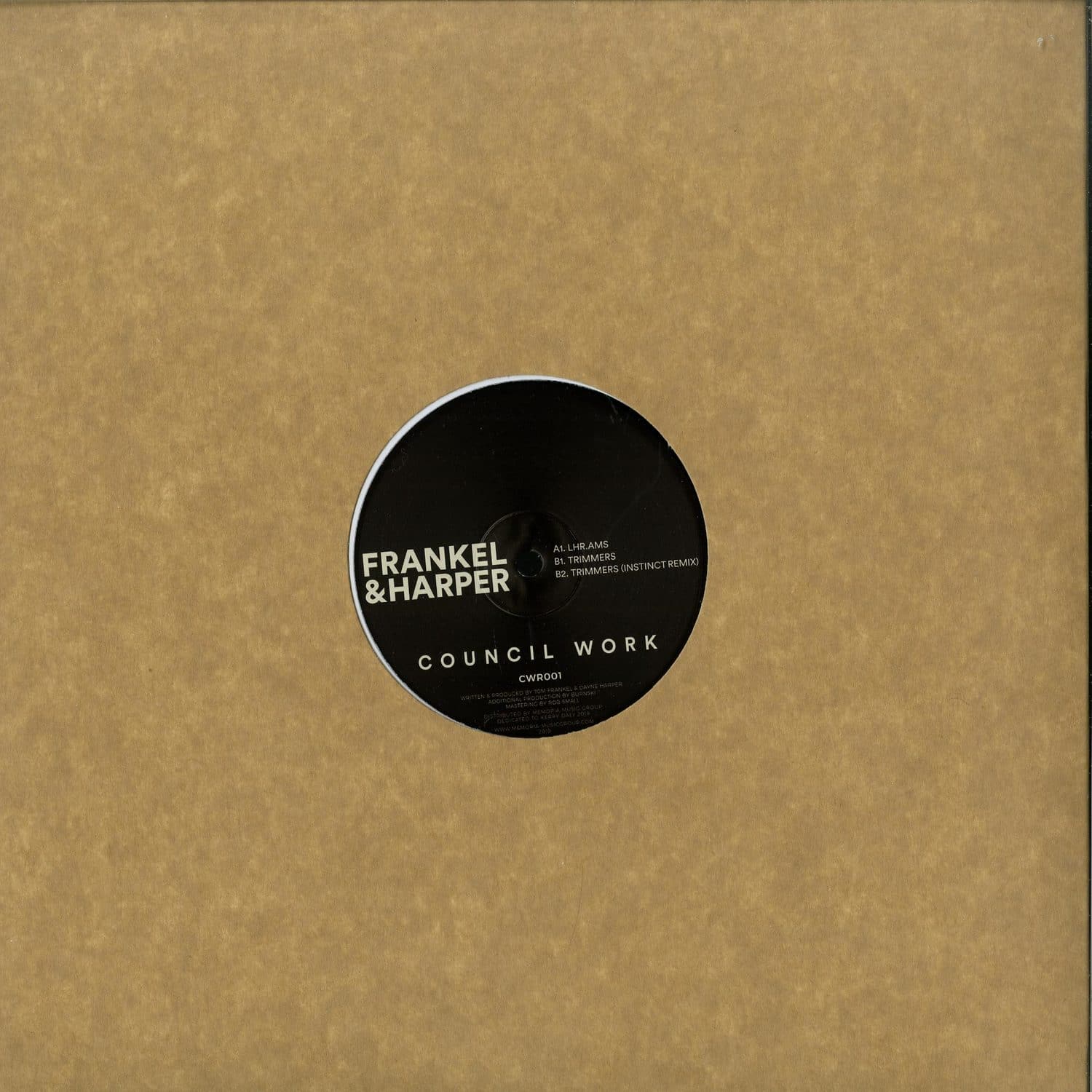 Frankel & Harper - TRIMMERS EP 