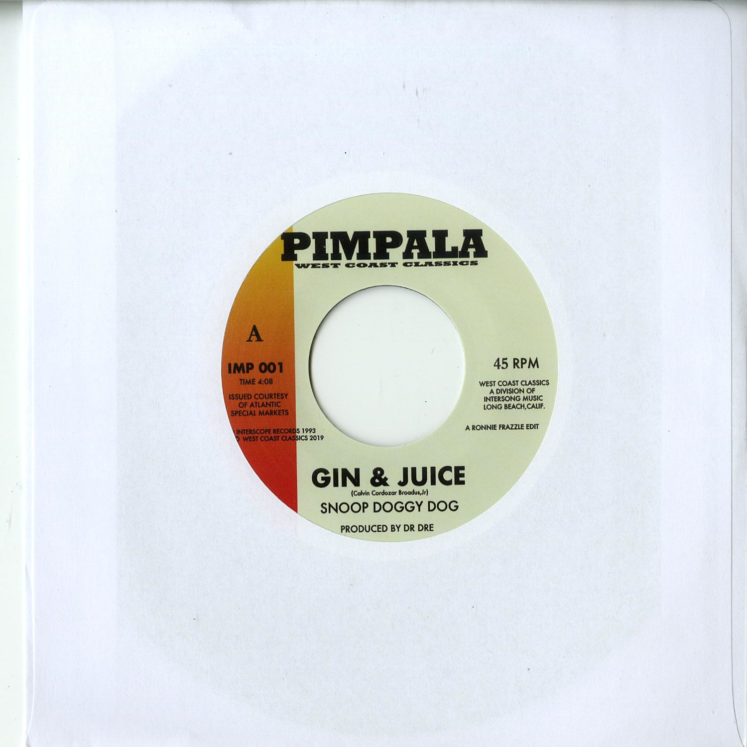 Snoop Dogg / DJ Quik - GIN & JUICE / JUS LYKE COMPTON 