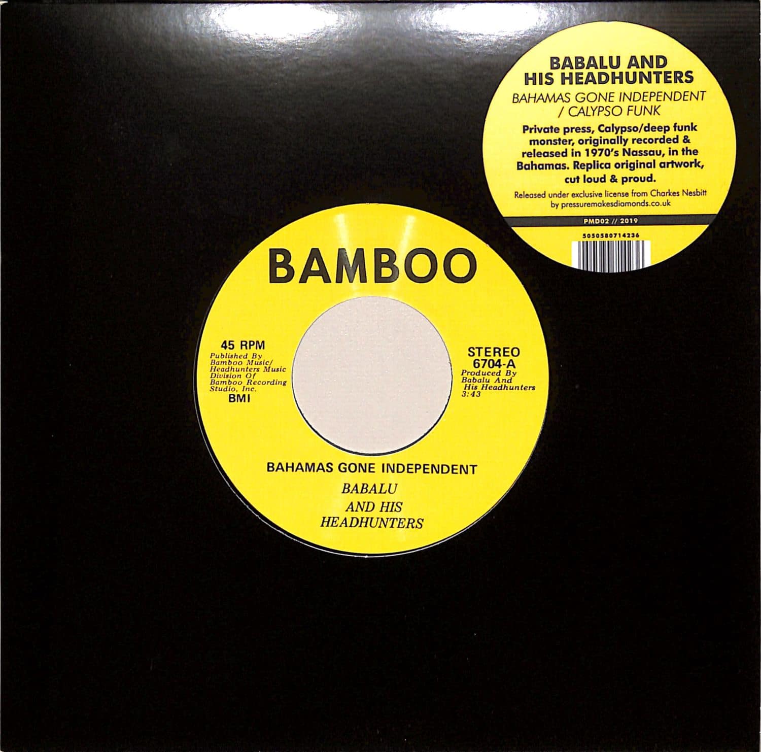 Babalu And His Headhunters - BAHAMAS GONE INDEPENDENT / CALYPSO FUNK 