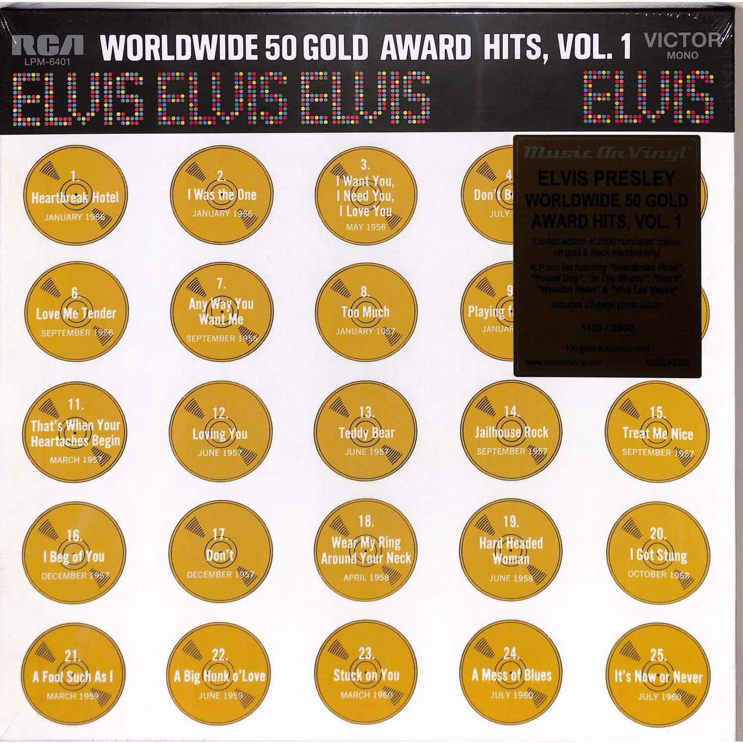 Elvis Presley - WORLDWIDE 50 GOLD AWARD HITS 
