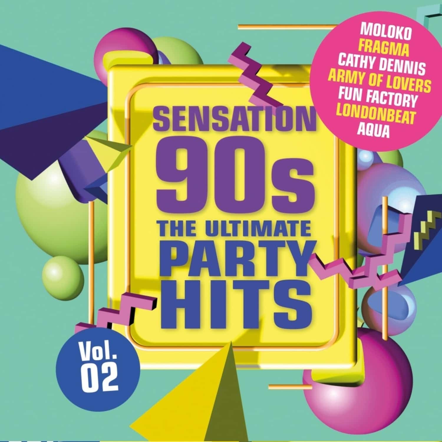 Various - SENSATION 90S VOL.2-THE ULTIMATE PARTY HITS 