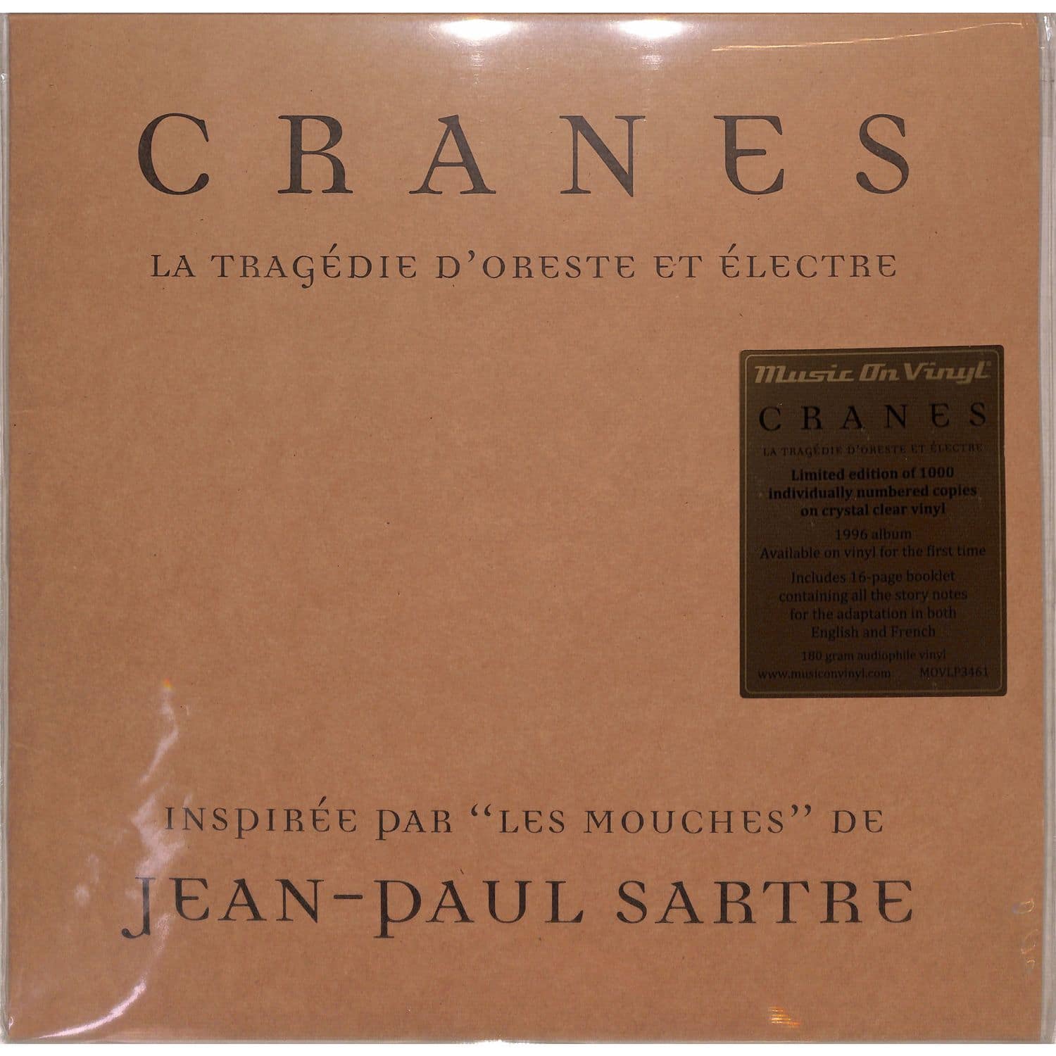 Cranes - LA TRAGEDIE D ORESTE ET ELECTRE 
