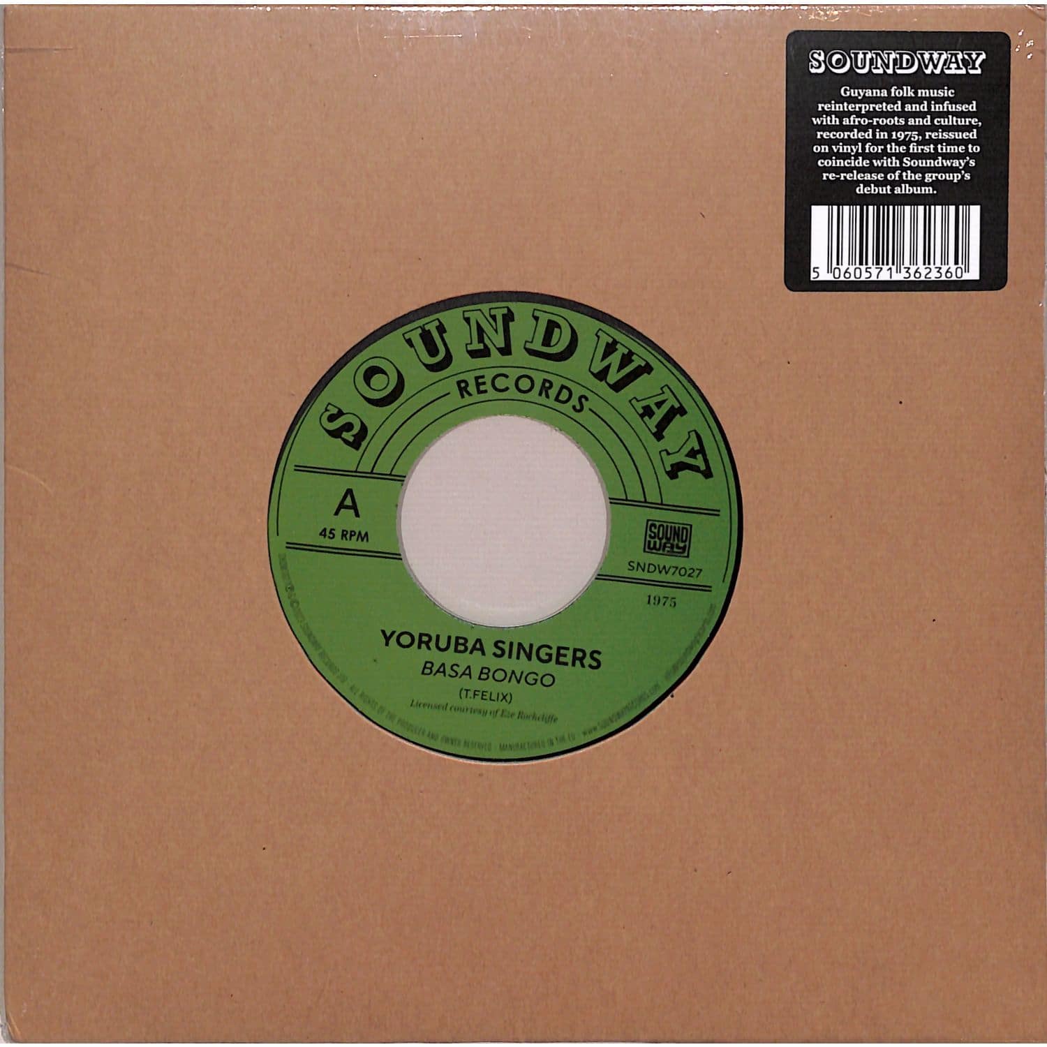 The Yoruba Singers - BLACK PEPPER / BASA BONGO 