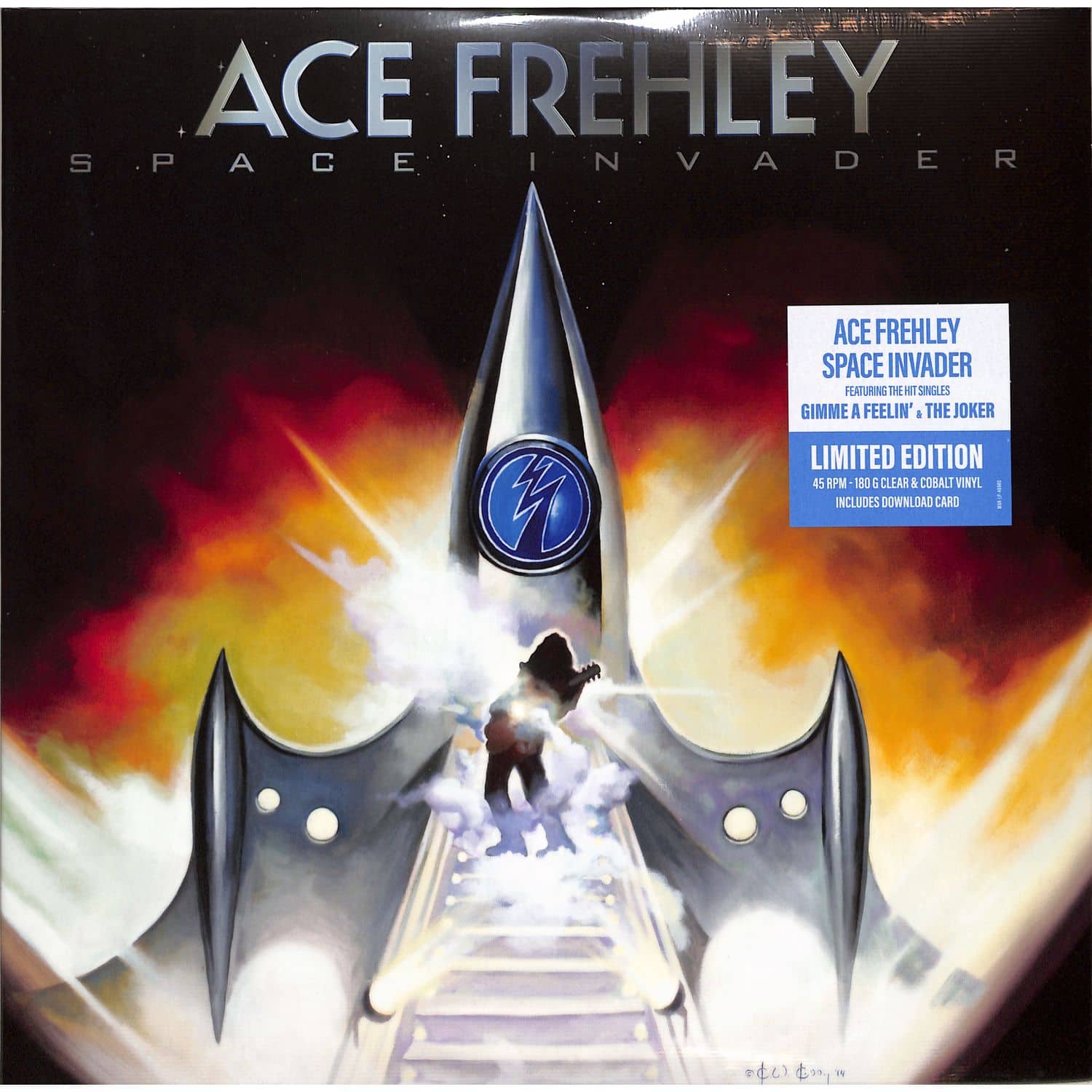Ace Frehley - SPACE INVADER - CLEAR - COBALT - 