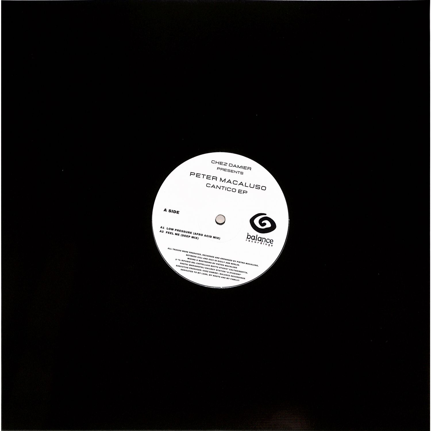 Chez Damier presents Peter Macaluso - CANTICO EP