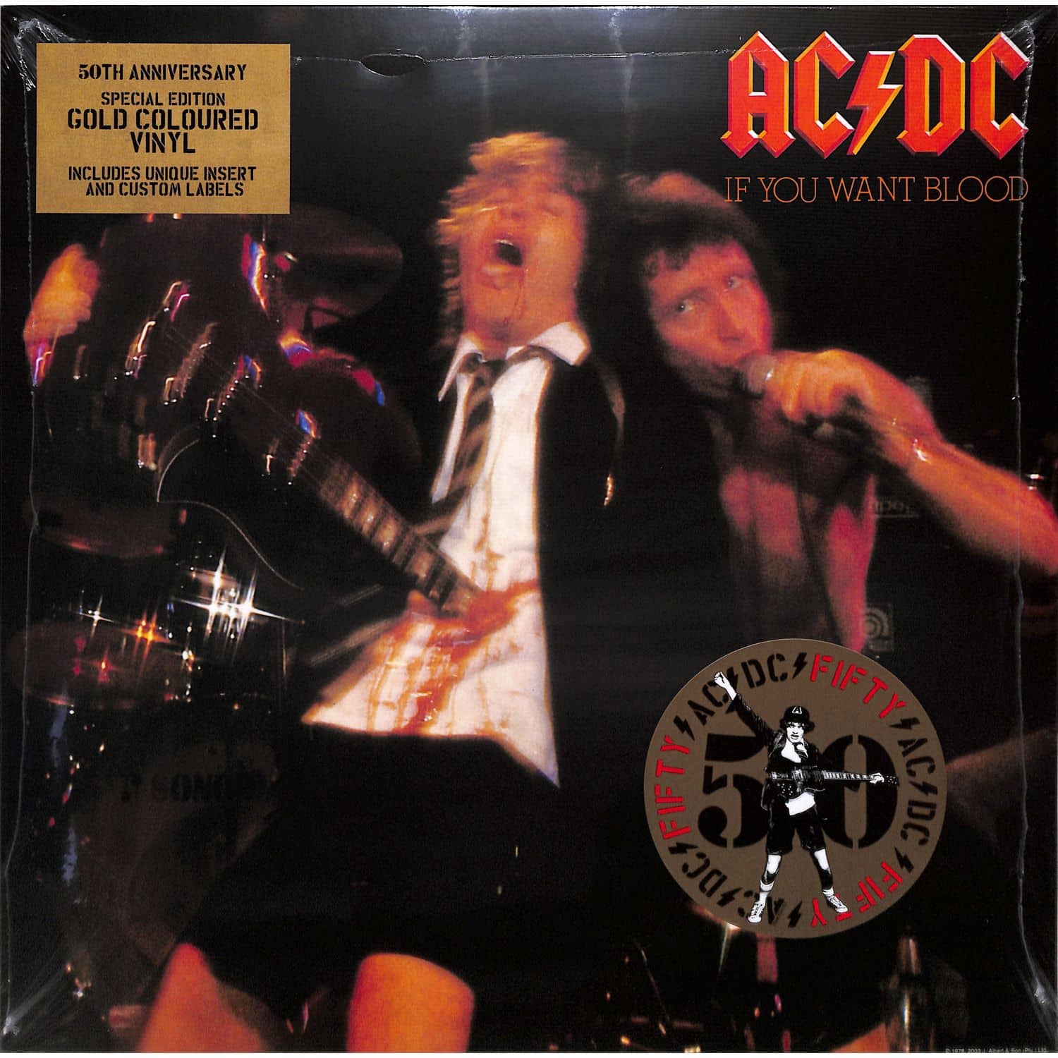 AC / DC - IF YOU WANT BLOOD YOU VE GOT IT / GOLDEN VINYL 