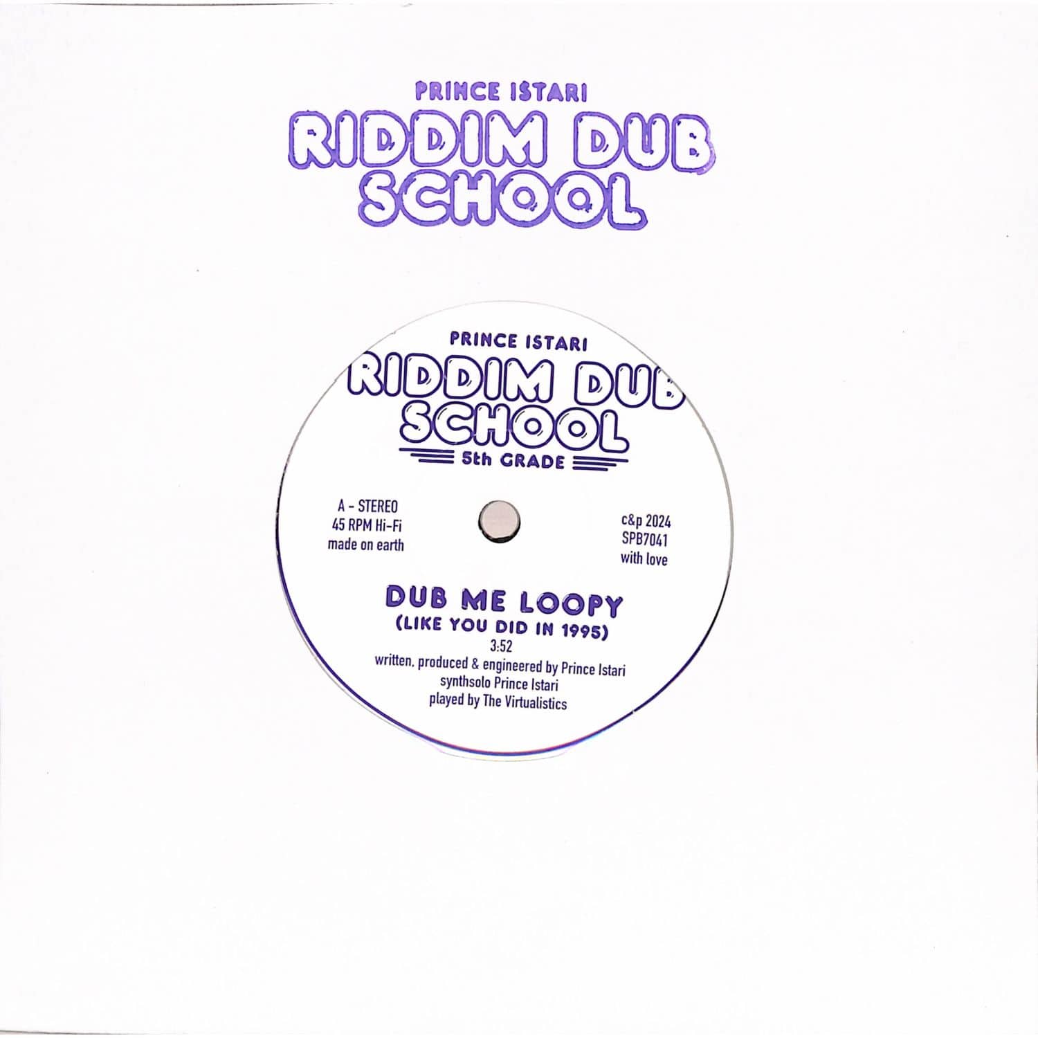 Prince Istari - RIDDIM DUB SCHOOL 5TH GRADE 