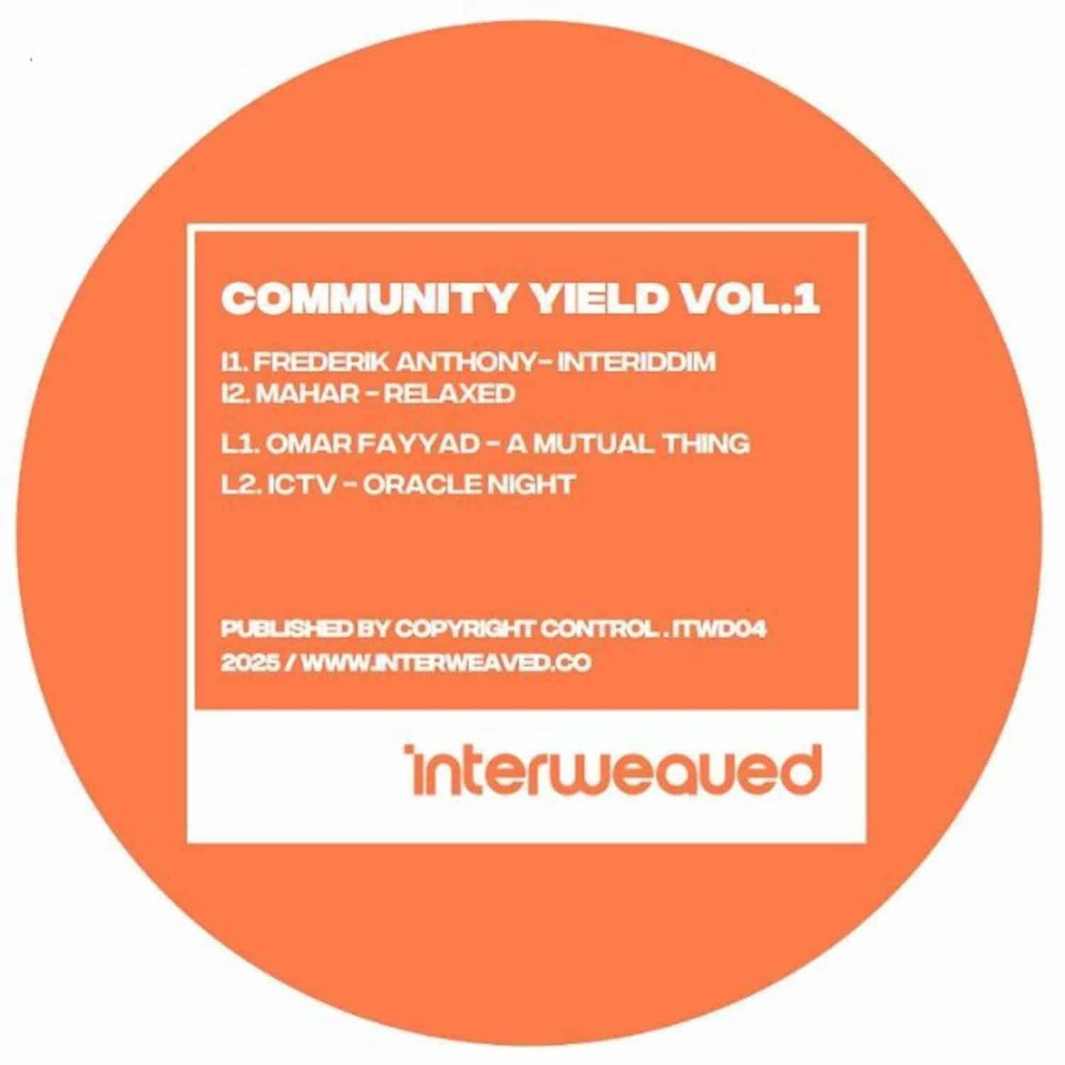 Frederik Anthony / Mahar / Omar Fayyad / ICTV - COMMUNITY YIELD VOL.1