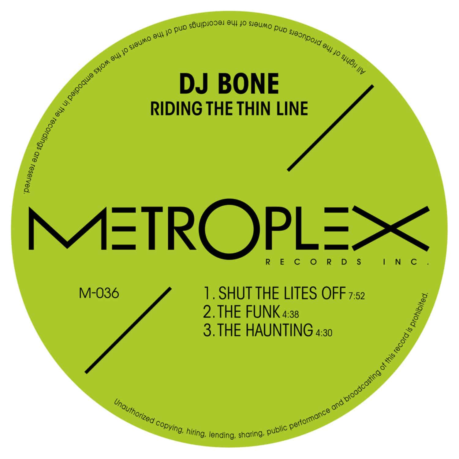 DJ Bone - RIDING THE THIN LINE