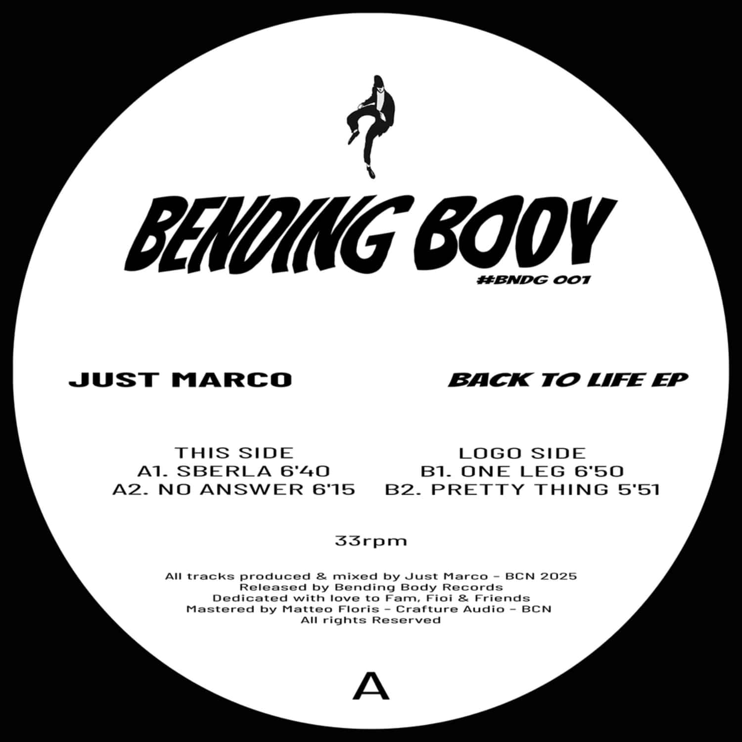 Just Marco - BACK TO LIFE EP