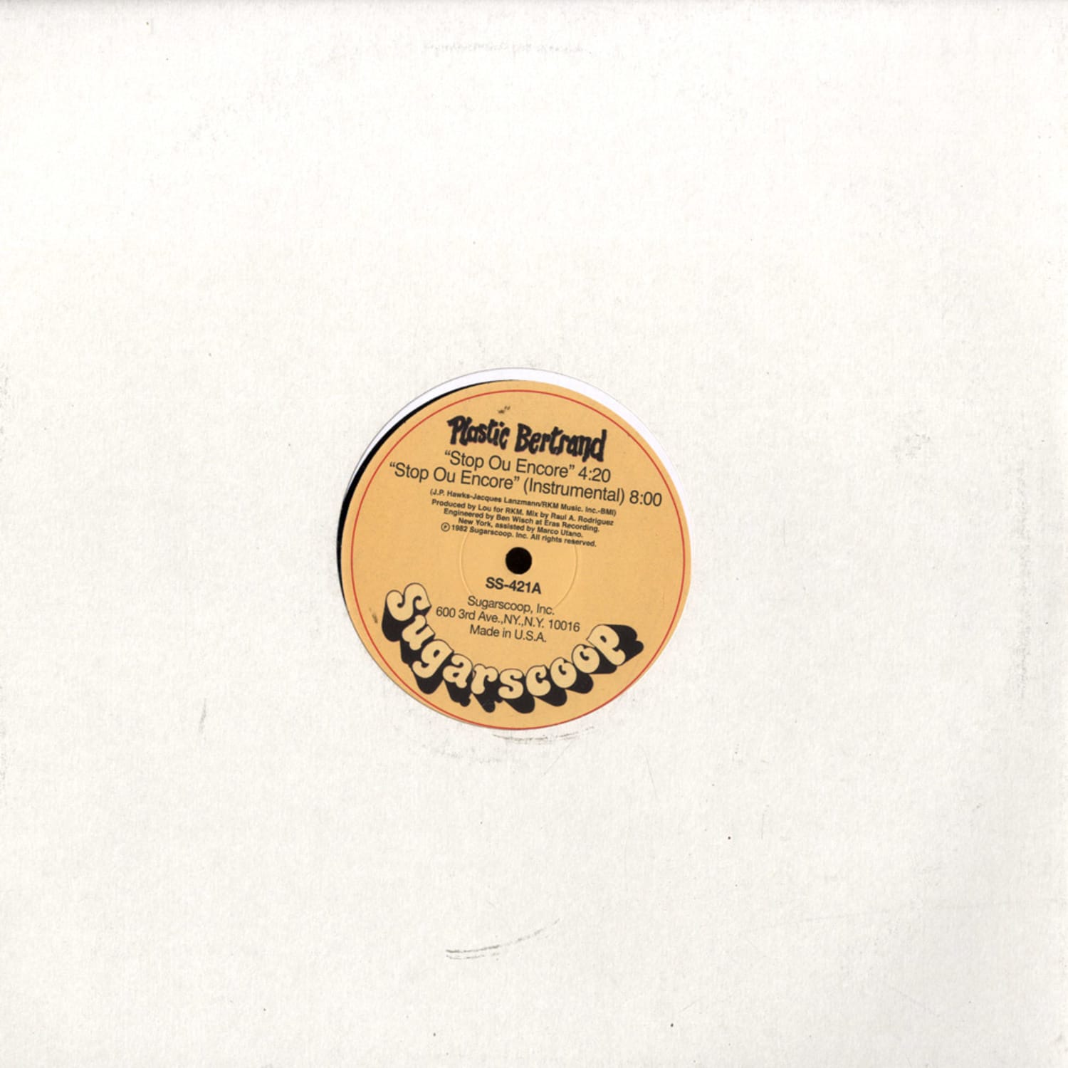 Plastic Bertrand - STOP OU ENCORE
