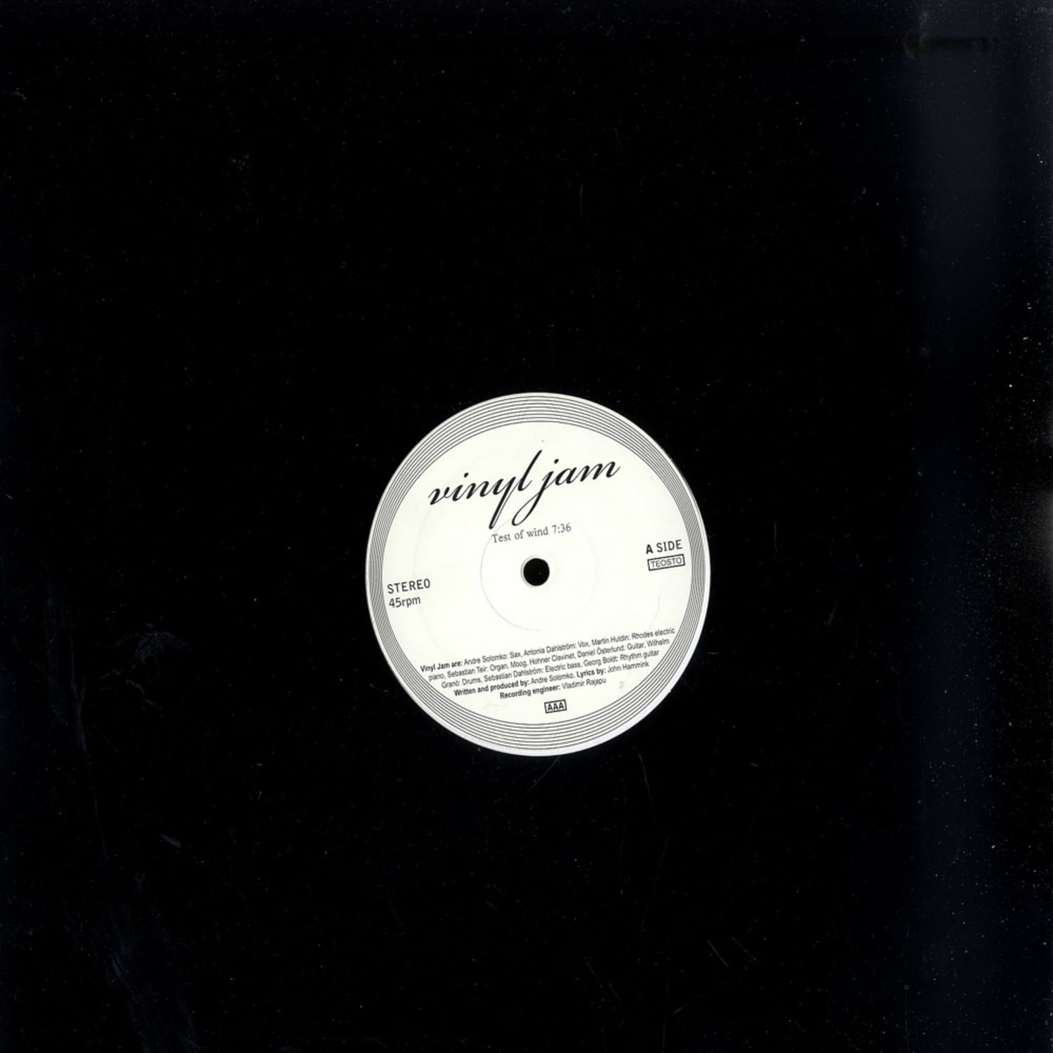 Vinyl Jam - TEST OF WIND