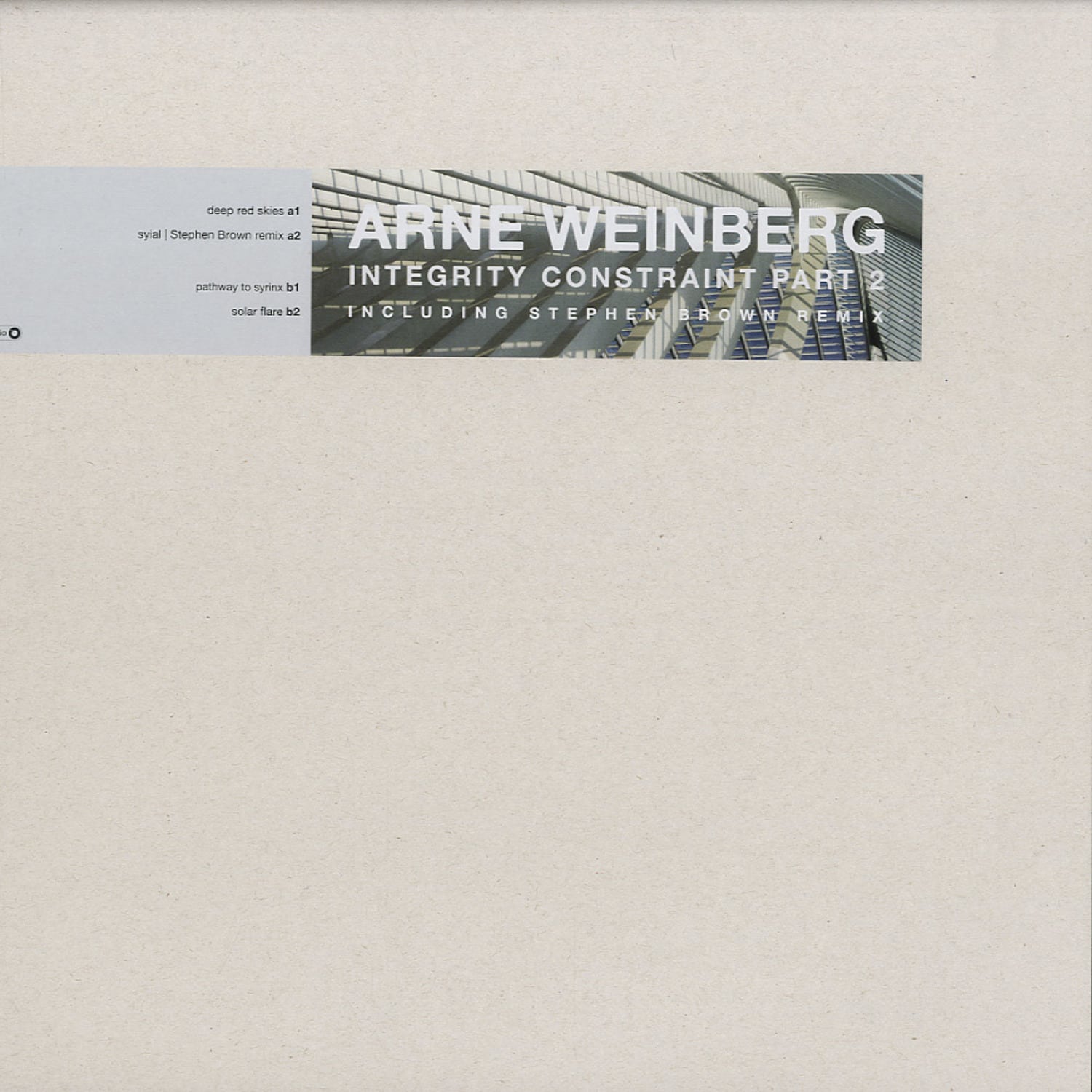 Arne Weinberg - INTEGRITY CONSTRAINT PART 2