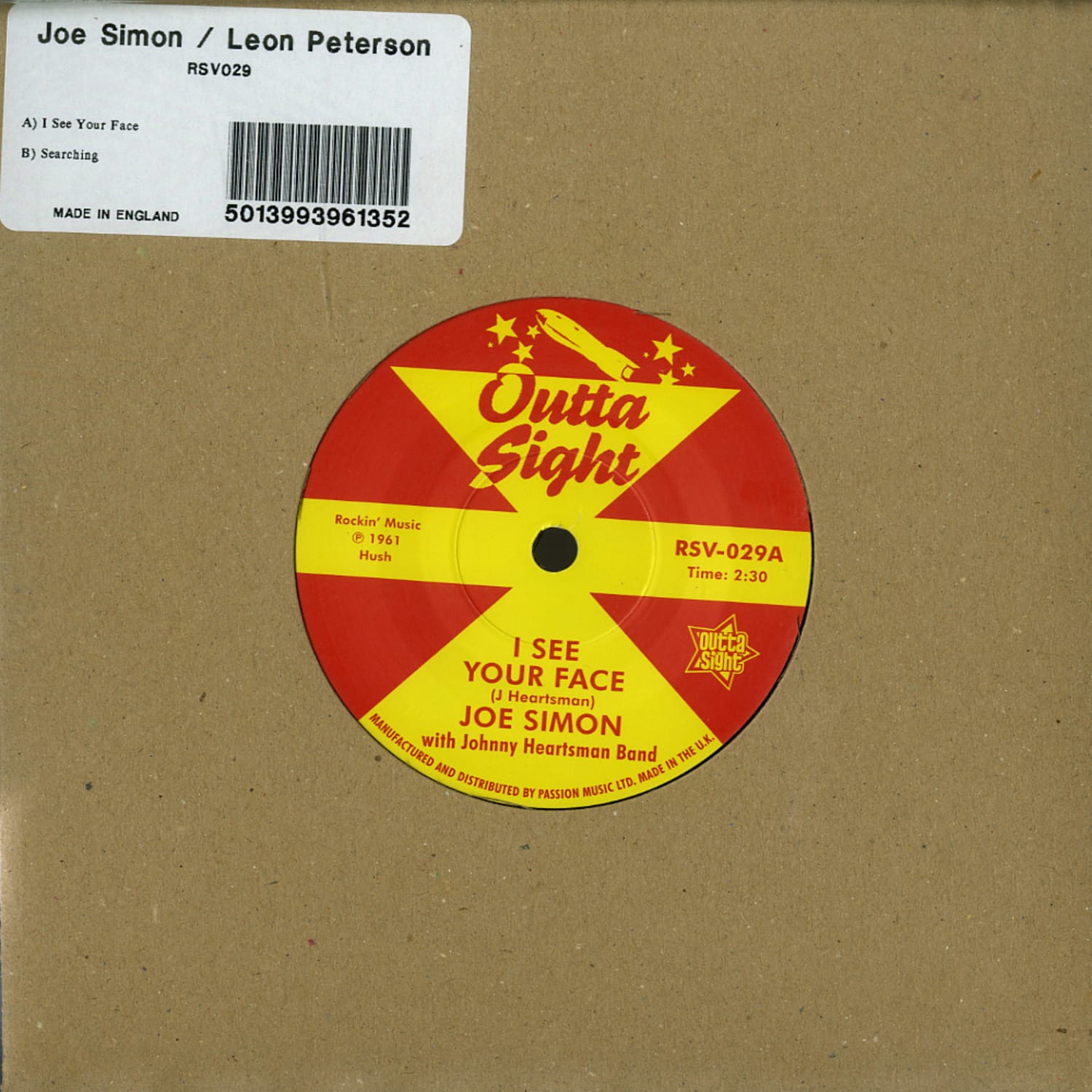 Joe Simon / Leon Peterson - I SEE YOUR FACE / SEARCHING 