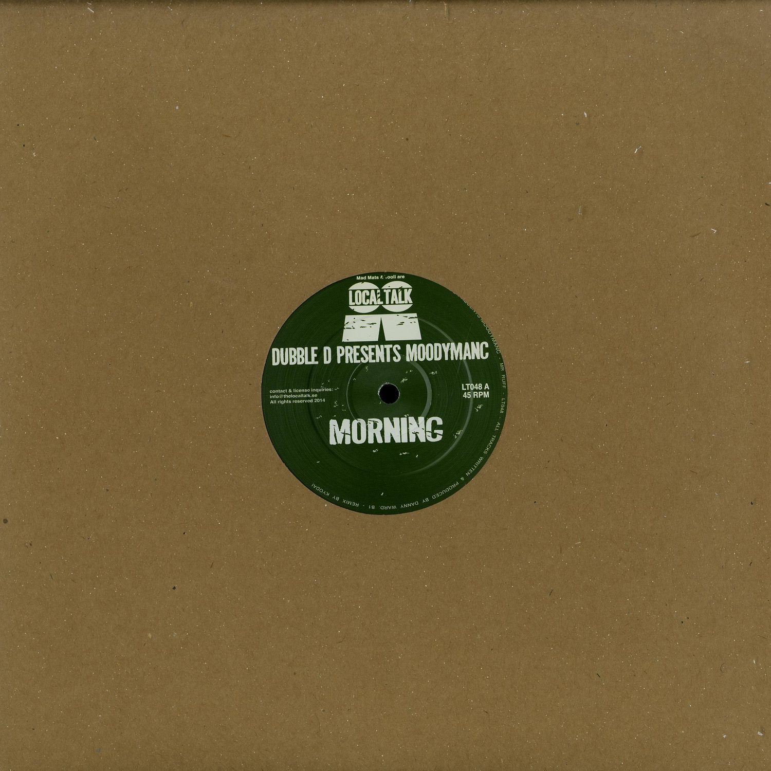 Dubble D pres. Moodymanc - MR RUFF / MORNING 