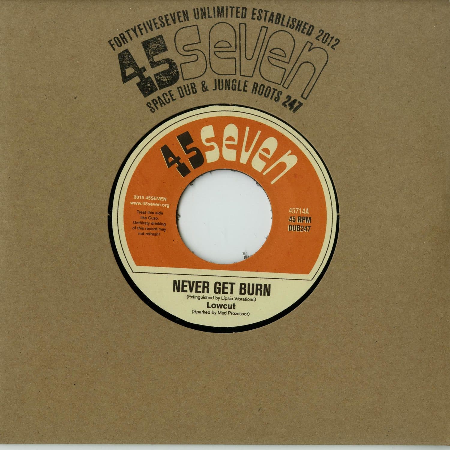 Lowcut - NEVER GET BURN 