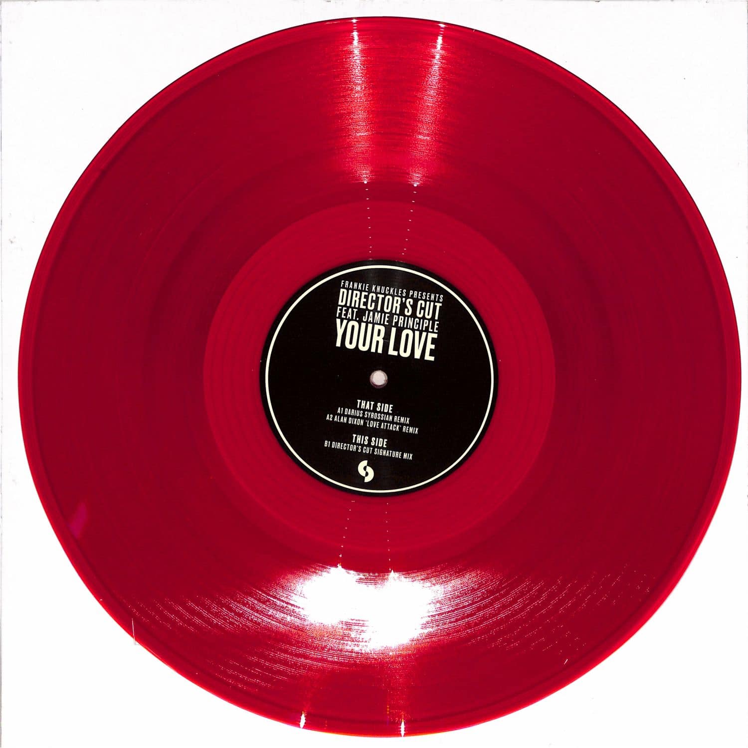Frankie Knuckles Pres Directors Cut Featuring Jamie Principle - YOUR LOVE 