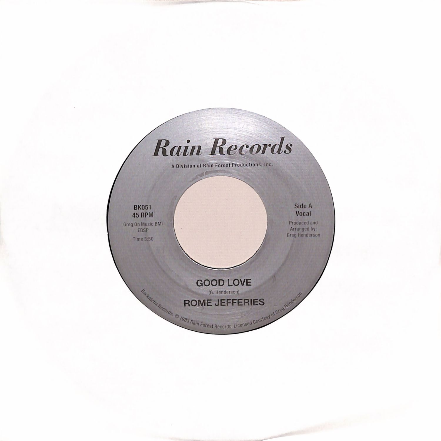 Rome Jefferies - GOOD LOVE 
