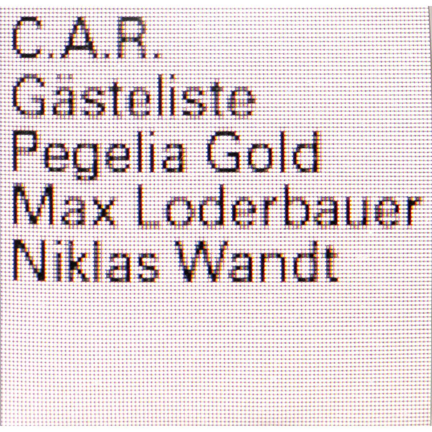 C.A.R. - GSTELISTE 
