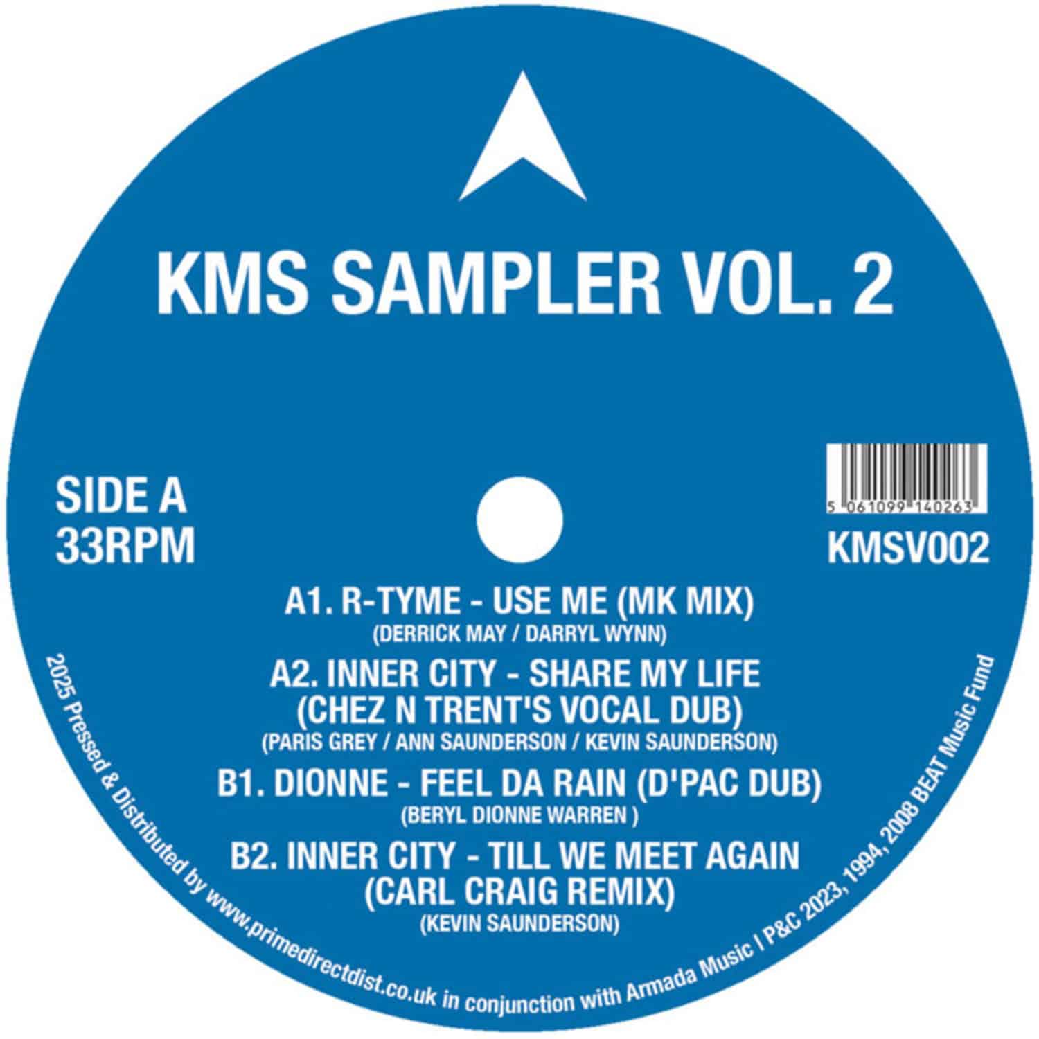R-Tyme / Inner City / Chez N Trent / Dionne / D Pac / Carl Craig - KMS SAMPLER VOL.2