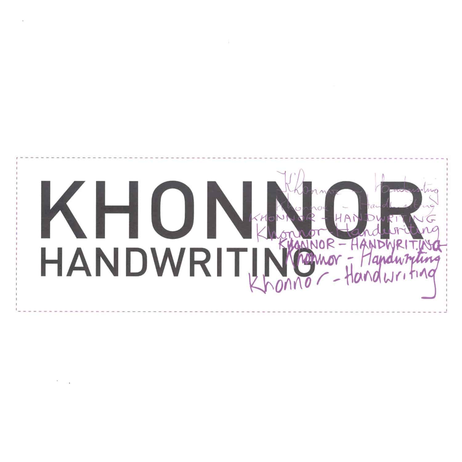 Khonnor - HANDWRITING 