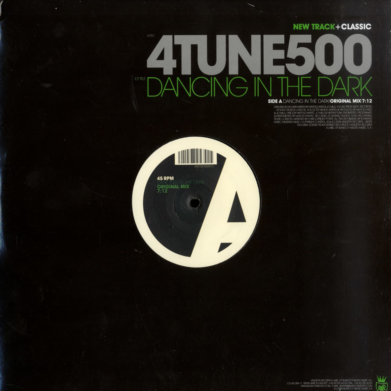 4Tune500 - DANCING IN THE DARK / YOU GOTTA BELIEVE