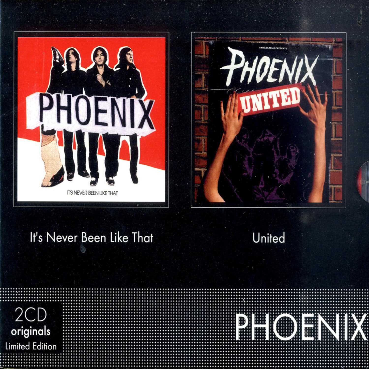 Phoenix - ITS NEVER BEEN LIKE THAT / UNITED DOUBLE CD PACK 